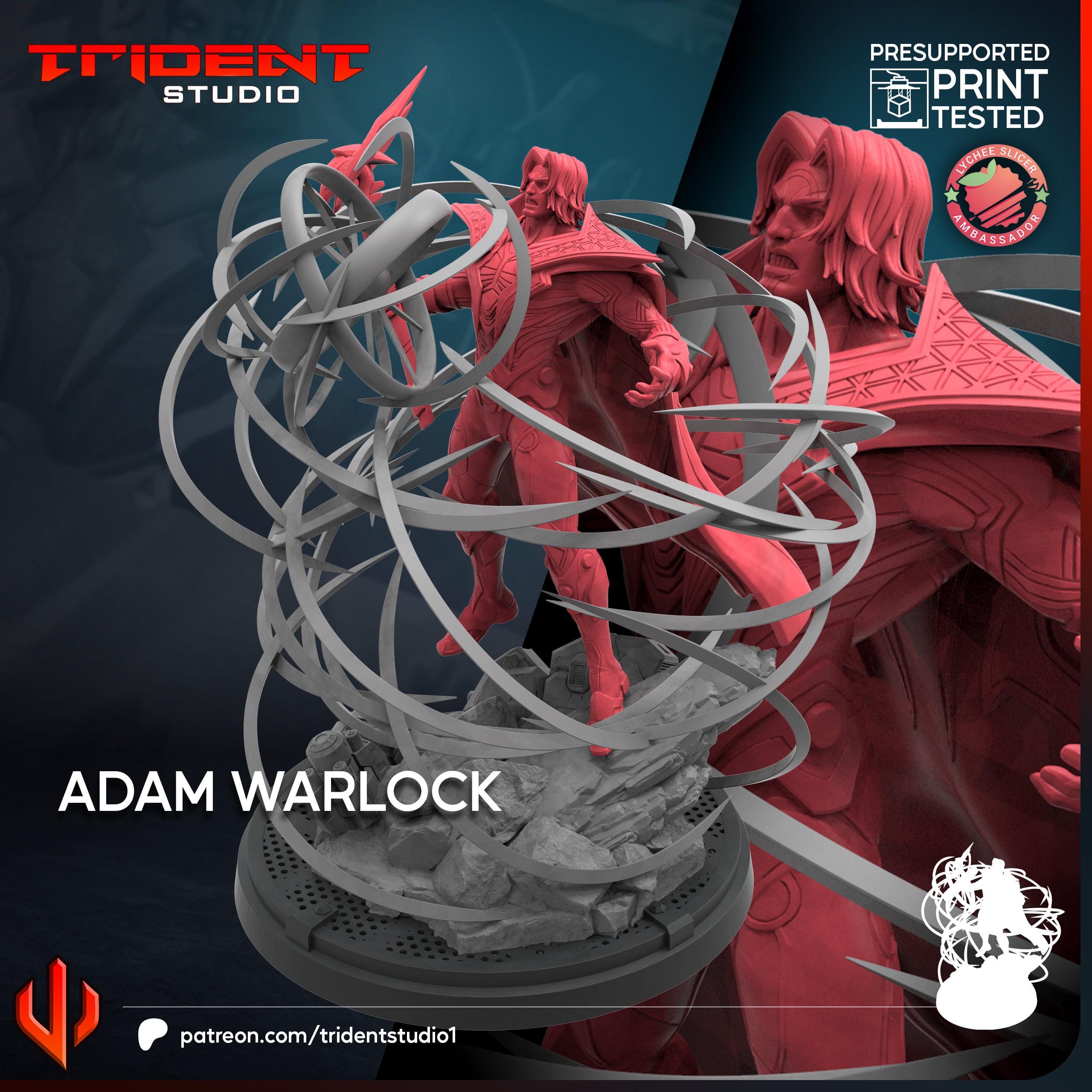 Adam Warlock Rivals (Fan art sculpted by Trident Studio) (Crisis Protocol Proxy/Alternative)