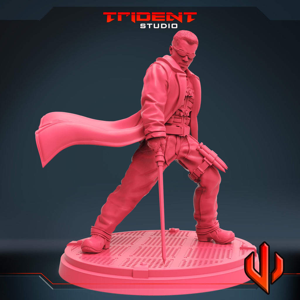Blade (Fan art sculpted by Trident Studio) (Crisis Protocol Proxy/Alternative)