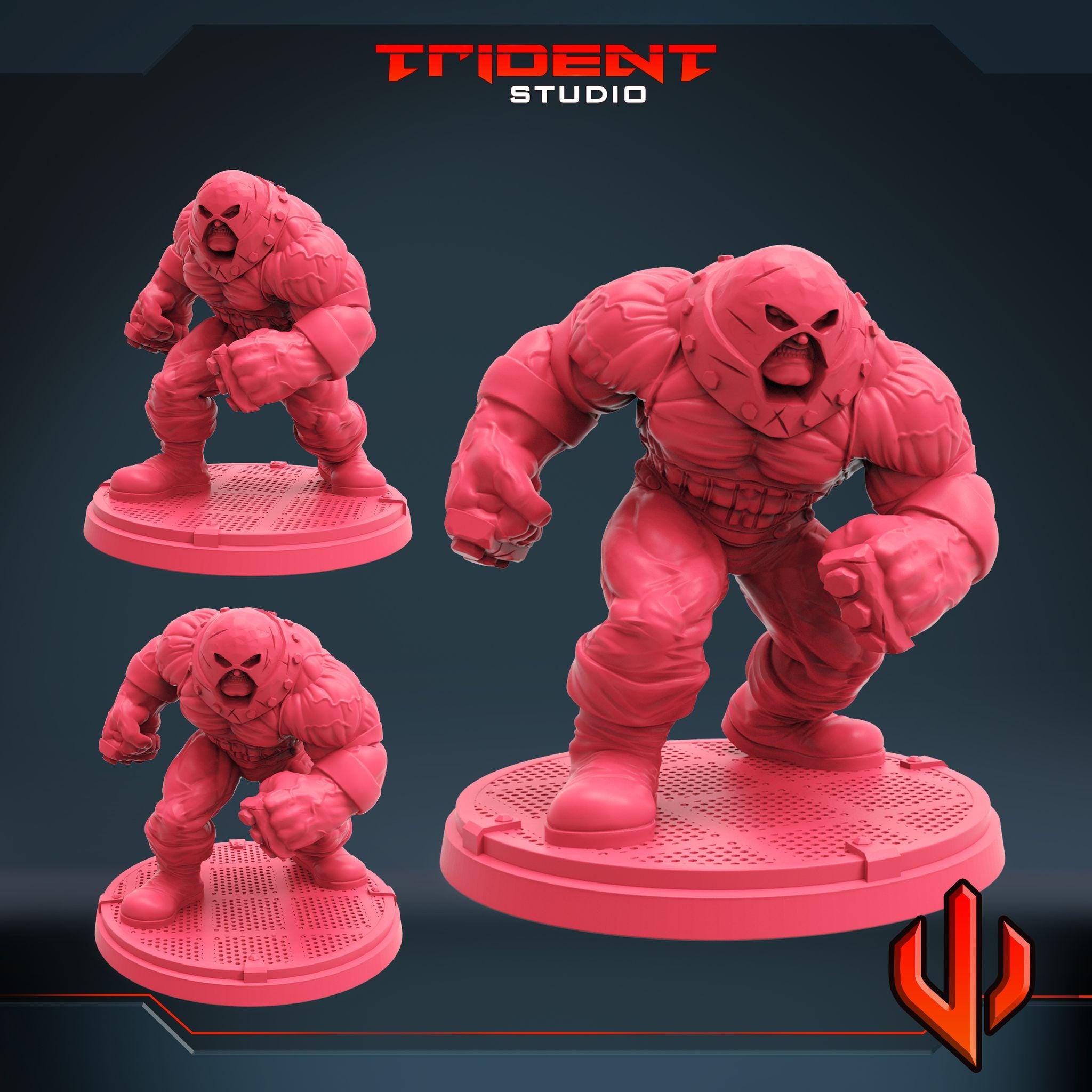 Juggernaut B (Fan art sculpted by Trident Studio) (Crisis Protocol Proxy/Alternative)