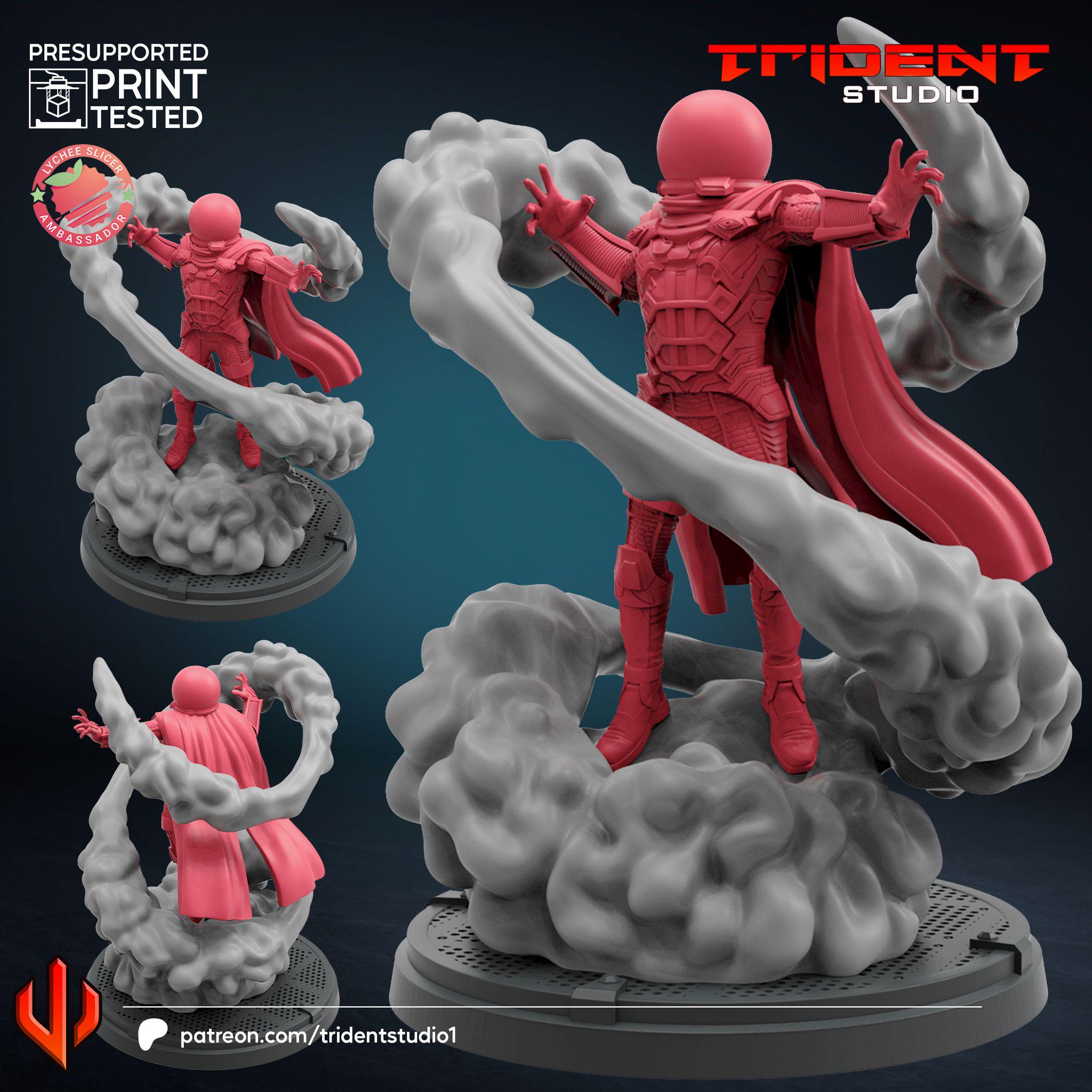 Mysterio  (Fan art sculpted by Trident Studio) (Crisis Protocol Proxy/Alternative)