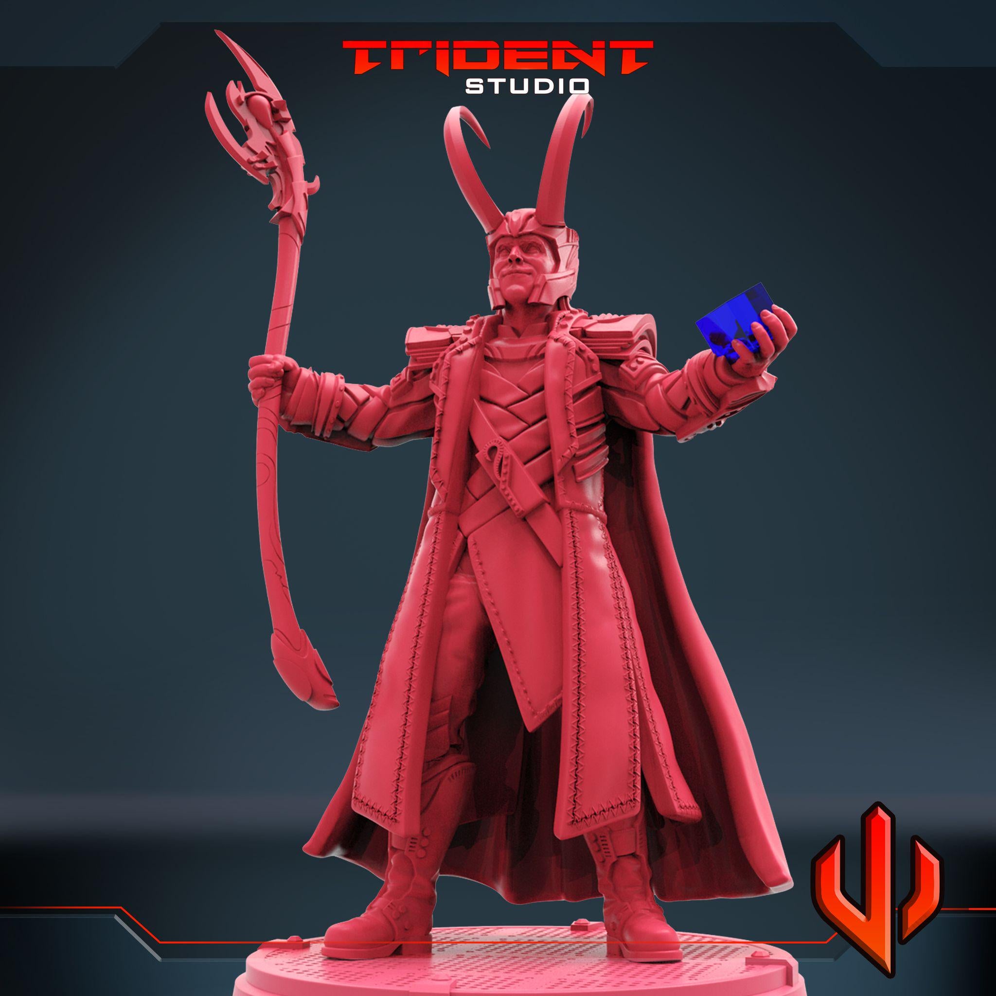 Loki, God of Mischief (Fan art sculpted by Trident Studio) (Crisis Protocol Proxy/Alternative)