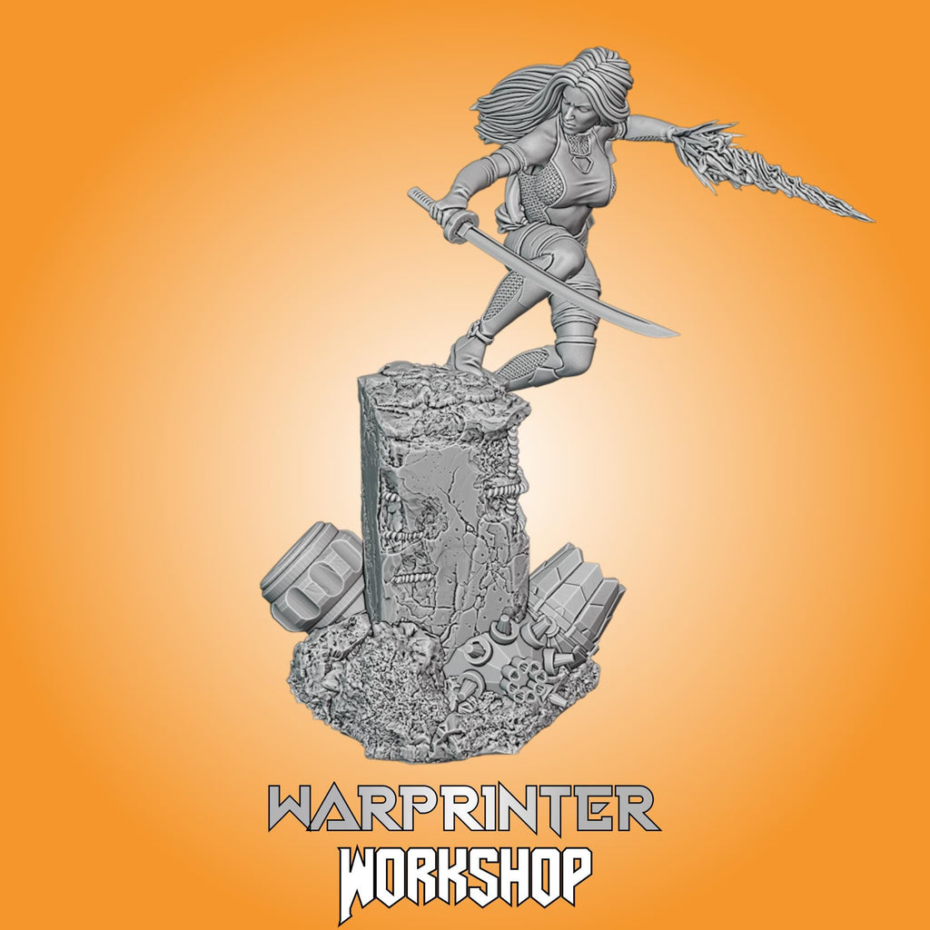 Psylocke B (Fan art sculpted by Trident Studio) (Crisis Protocol Proxy/Alternative)