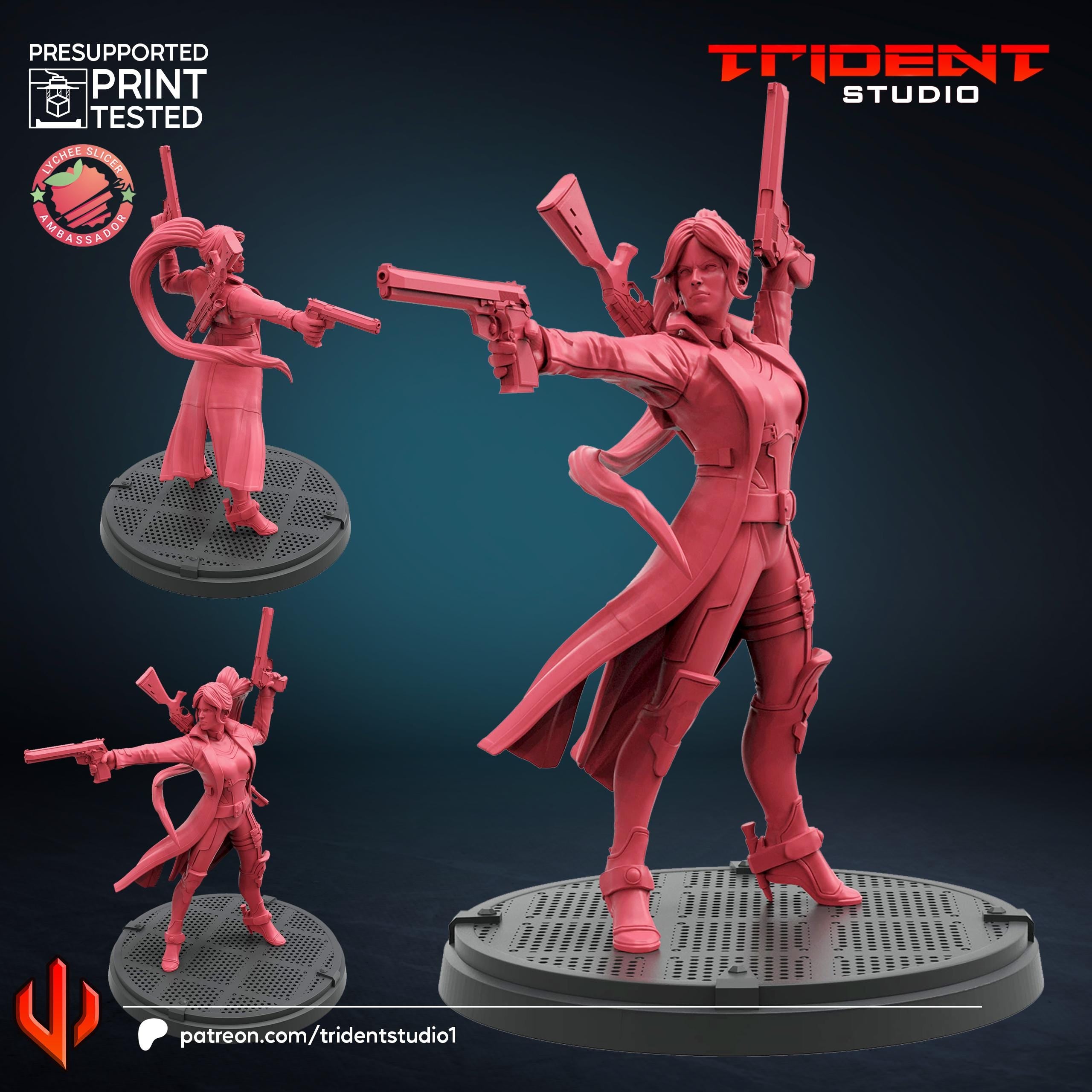 Elsa Bloodstone (Fan art sculpted by Trident Studio) (Crisis Protocol Proxy/Alternative)