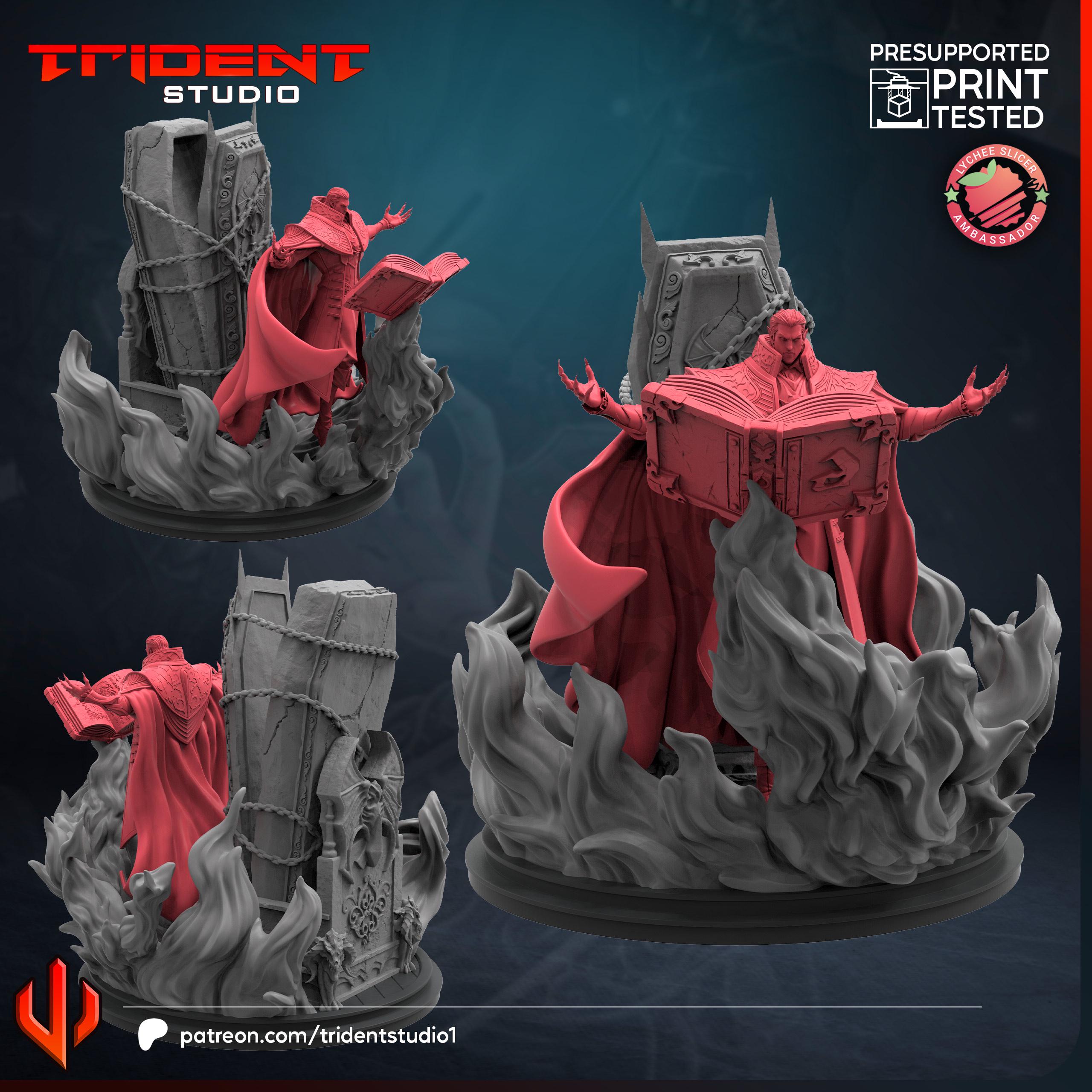 Dracula Rivals (Fan art sculpted by Trident Studio) (Crisis Protocol Proxy/Alternative)