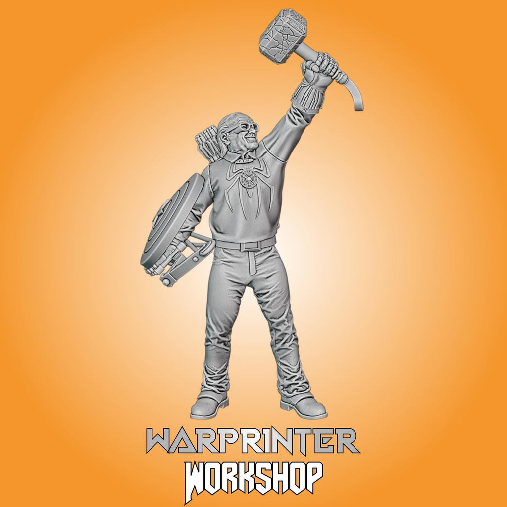 Ultimate Stanlee (Fan art sculpted by Trident Studio) (Crisis Protocol Proxy/Alternative)