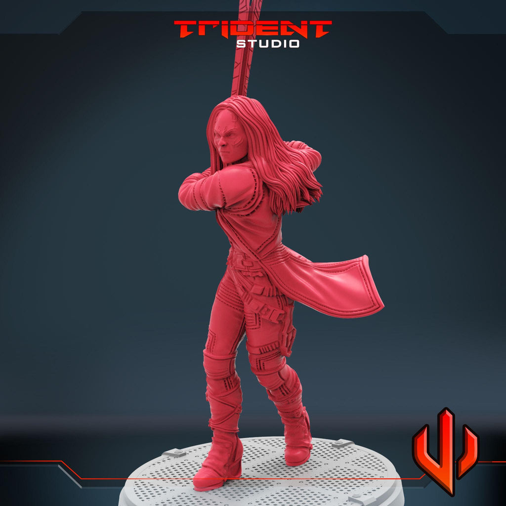 Gamora (Fan art sculpted by Trident Studio) (Crisis Protocol Proxy/Alternative)