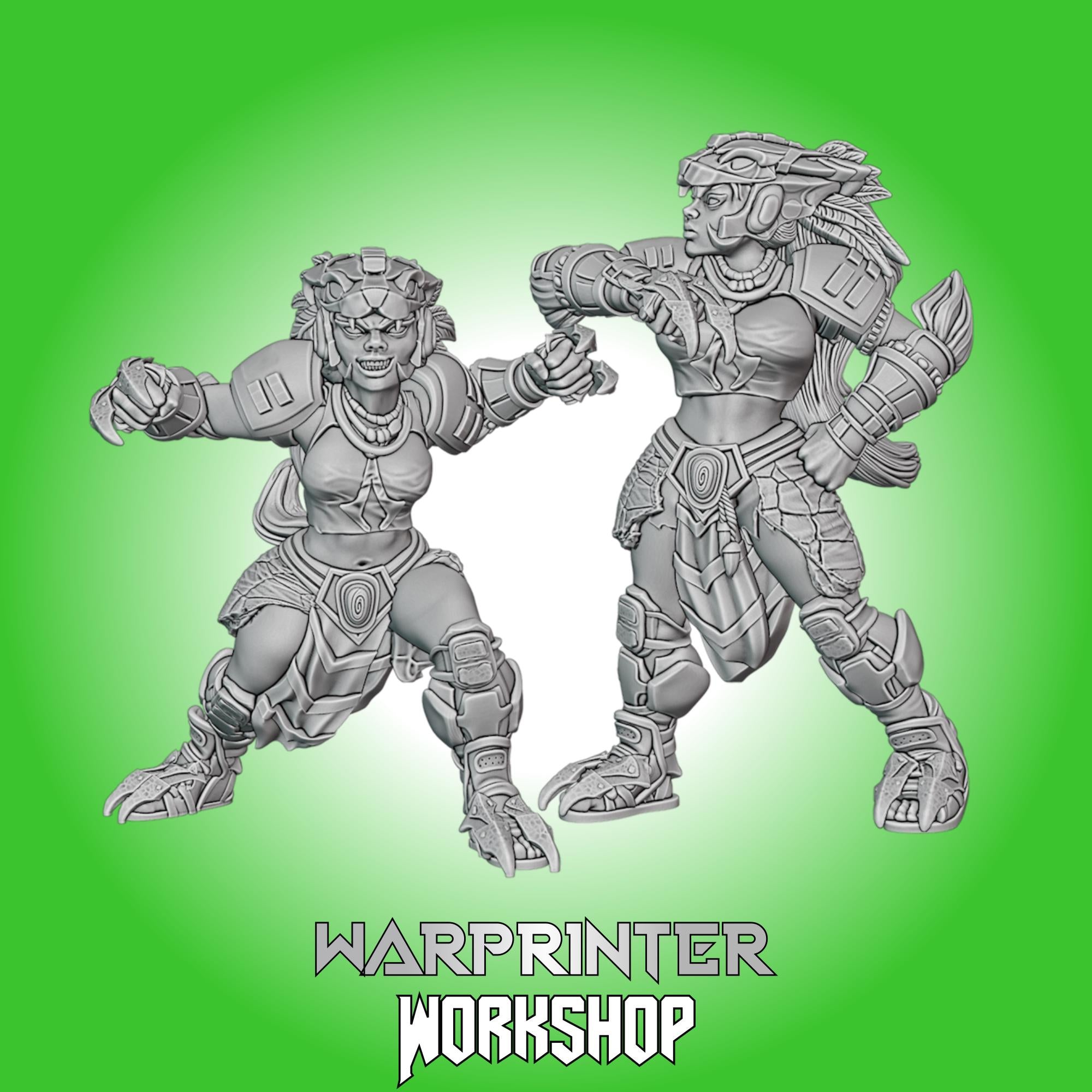 Amazon Team - Aztec Style - Fantasy Football Team - UGNI Miniatures