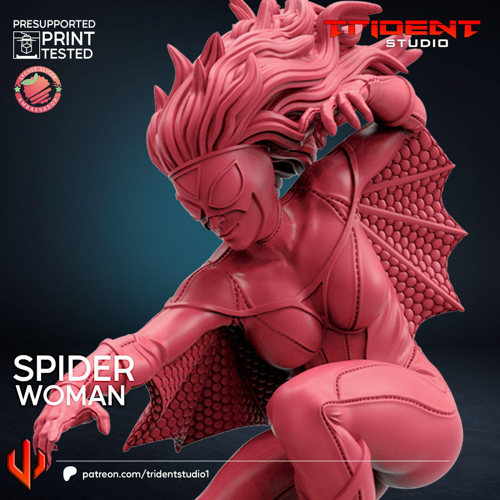 Spider-Woman (Fan art sculpted by Trident Studio) (Crisis Protocol Proxy/Alternative)