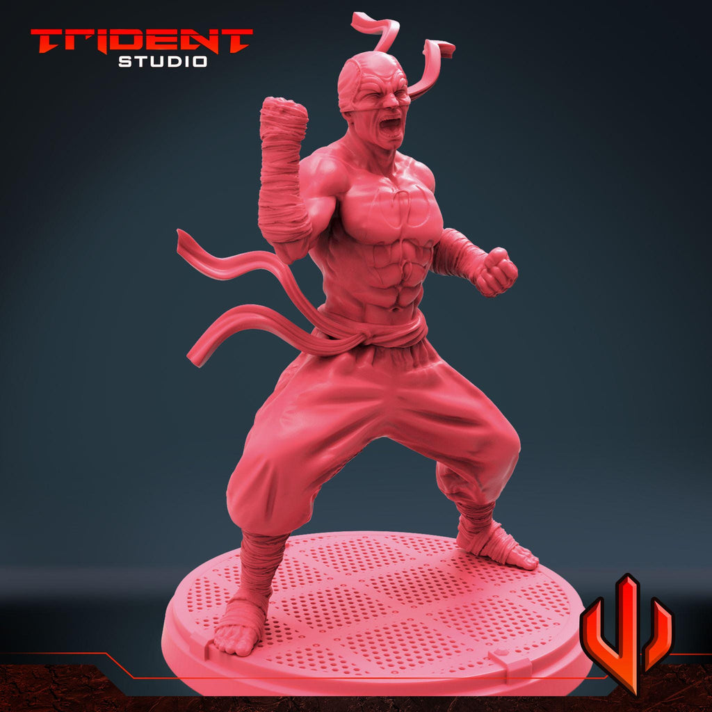 Iron Fist C (Fan art sculpted by Trident Studio) (Crisis Protocol Proxy/Alternative)