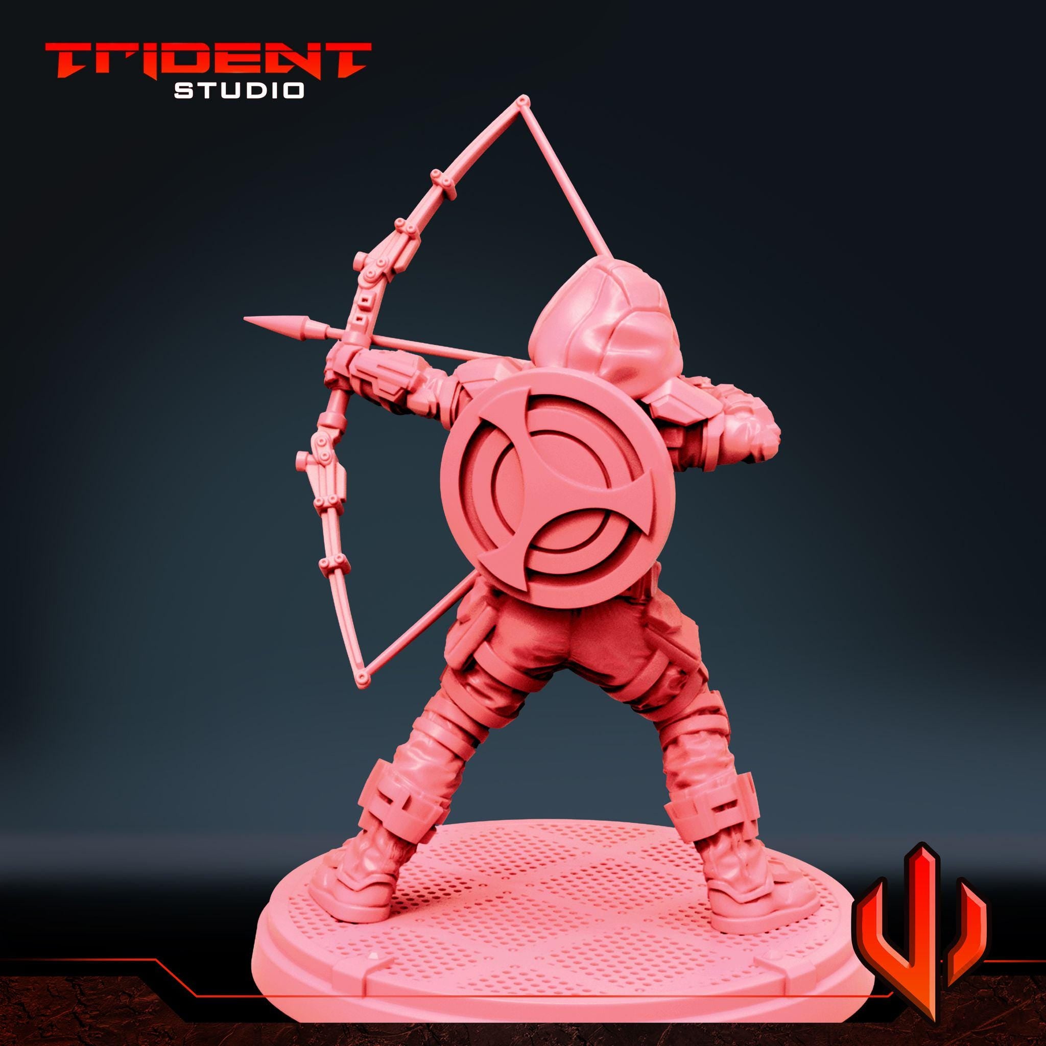 Taskmaster B (Fan art sculpted by Trident Studio) (Crisis Protocol Proxy/Alternative)