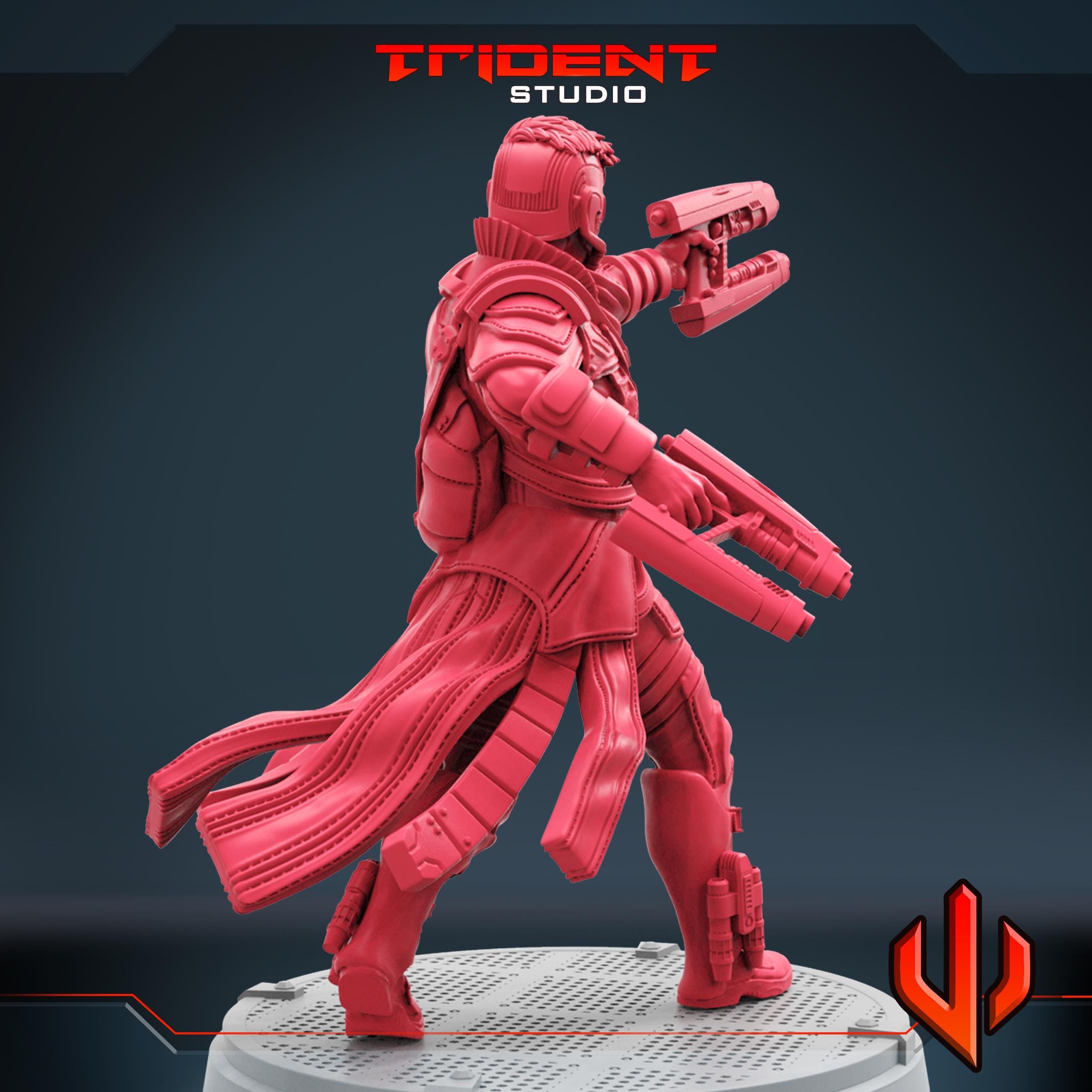 Star-Lord B (Fan art sculpted by Trident Studio) (Crisis Protocol Proxy/Alternative)