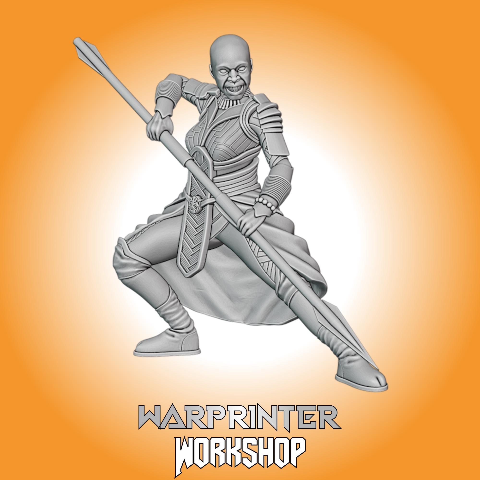 Okoye B  (Fan art sculpted by Trident Studio) (Crisis Protocol Proxy/Alternative)