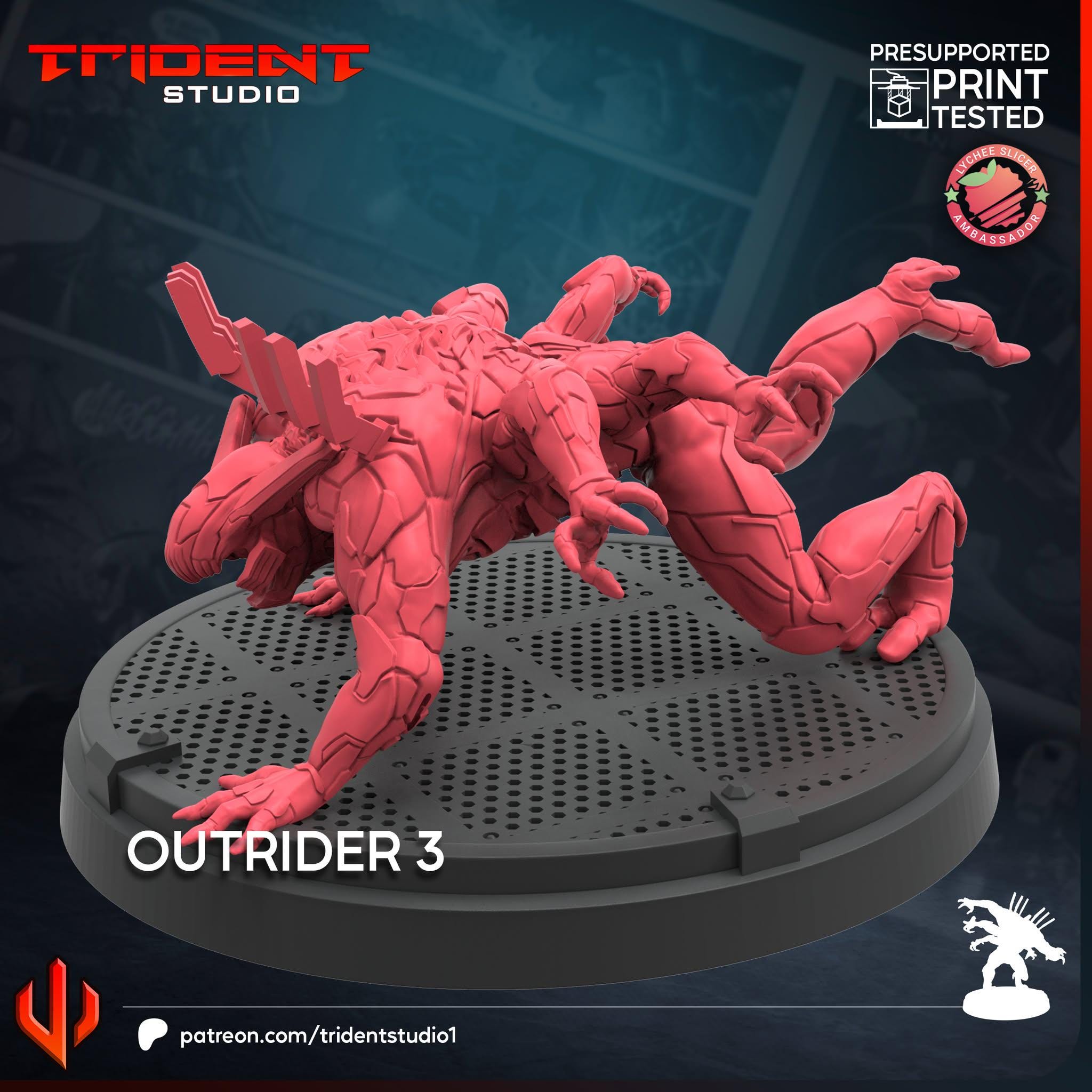 Outrider C (Fan art sculpted by Trident Studio) (Crisis Protocol Proxy/Alternative)