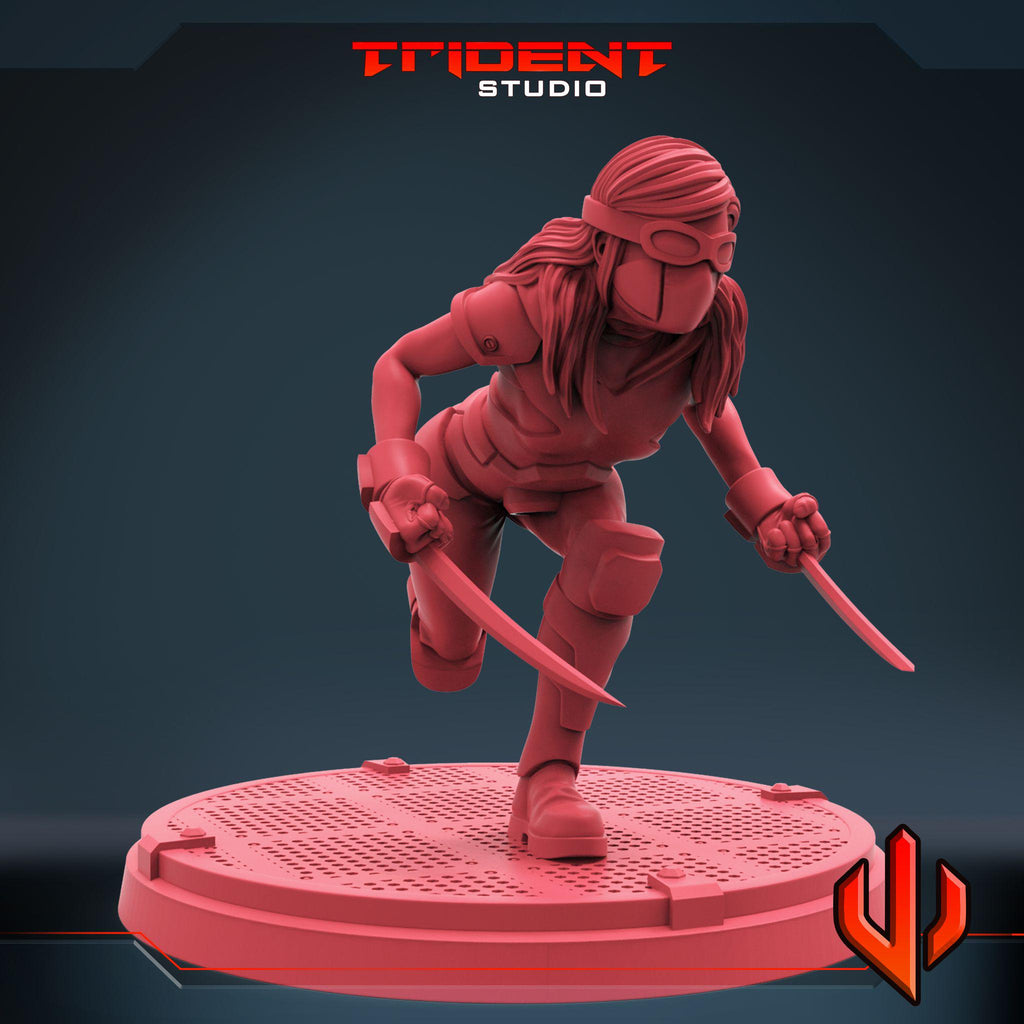 Honey Badger A (Fan art sculpted by Trident Studio) (Crisis Protocol Proxy/Alternative)