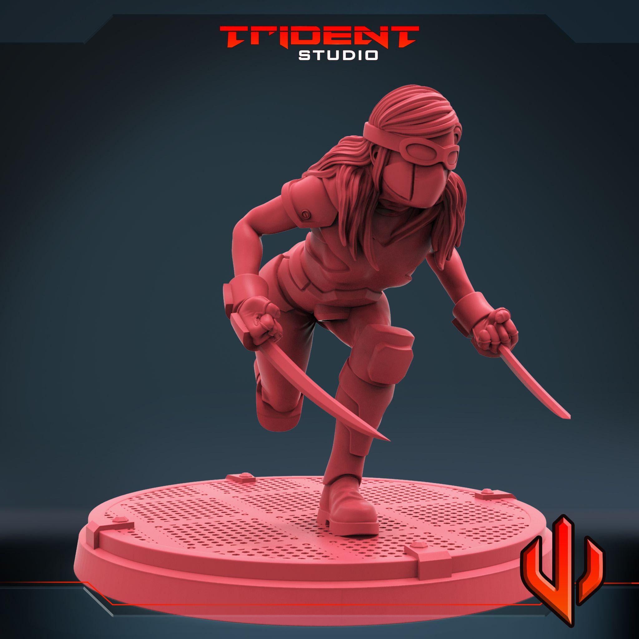 Honey Badger A (Fan art sculpted by Trident Studio) (Crisis Protocol Proxy/Alternative)