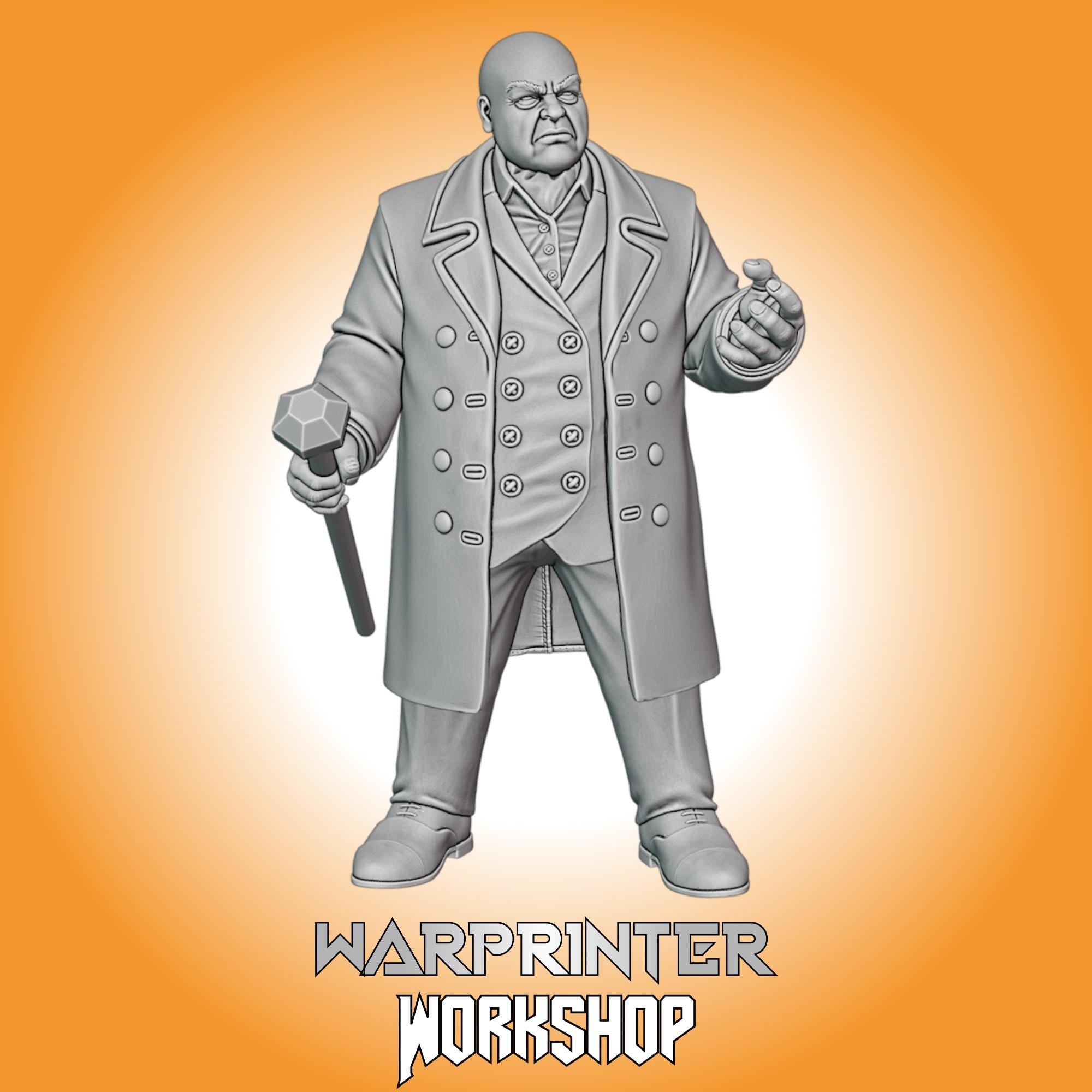 Kingpin B (Fan art sculpted by Trident Studio) (Crisis Protocol Proxy/Alternative)