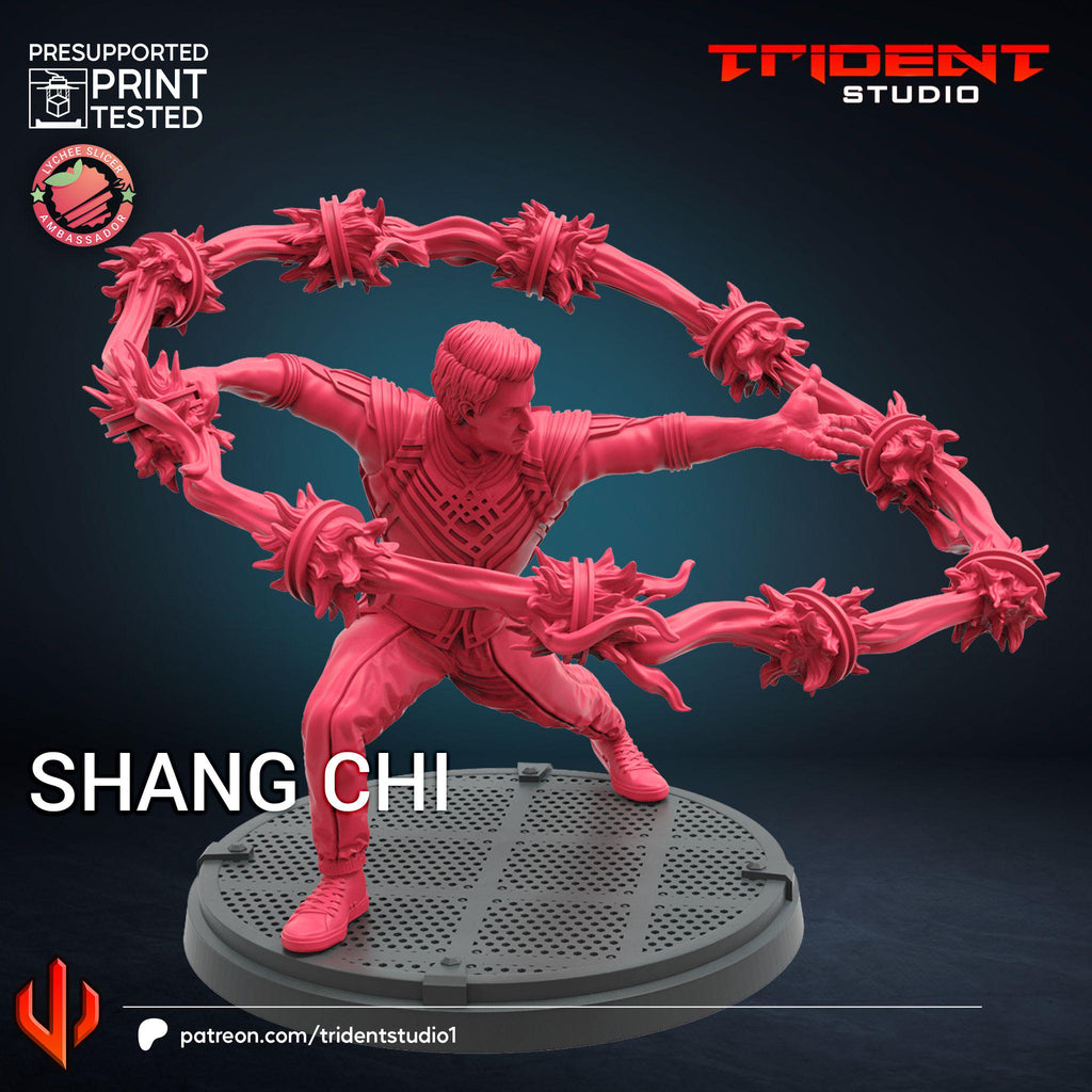 Shang-Chi (Fan art sculpted by Trident Studio) (Crisis Protocol Proxy/Alternative)