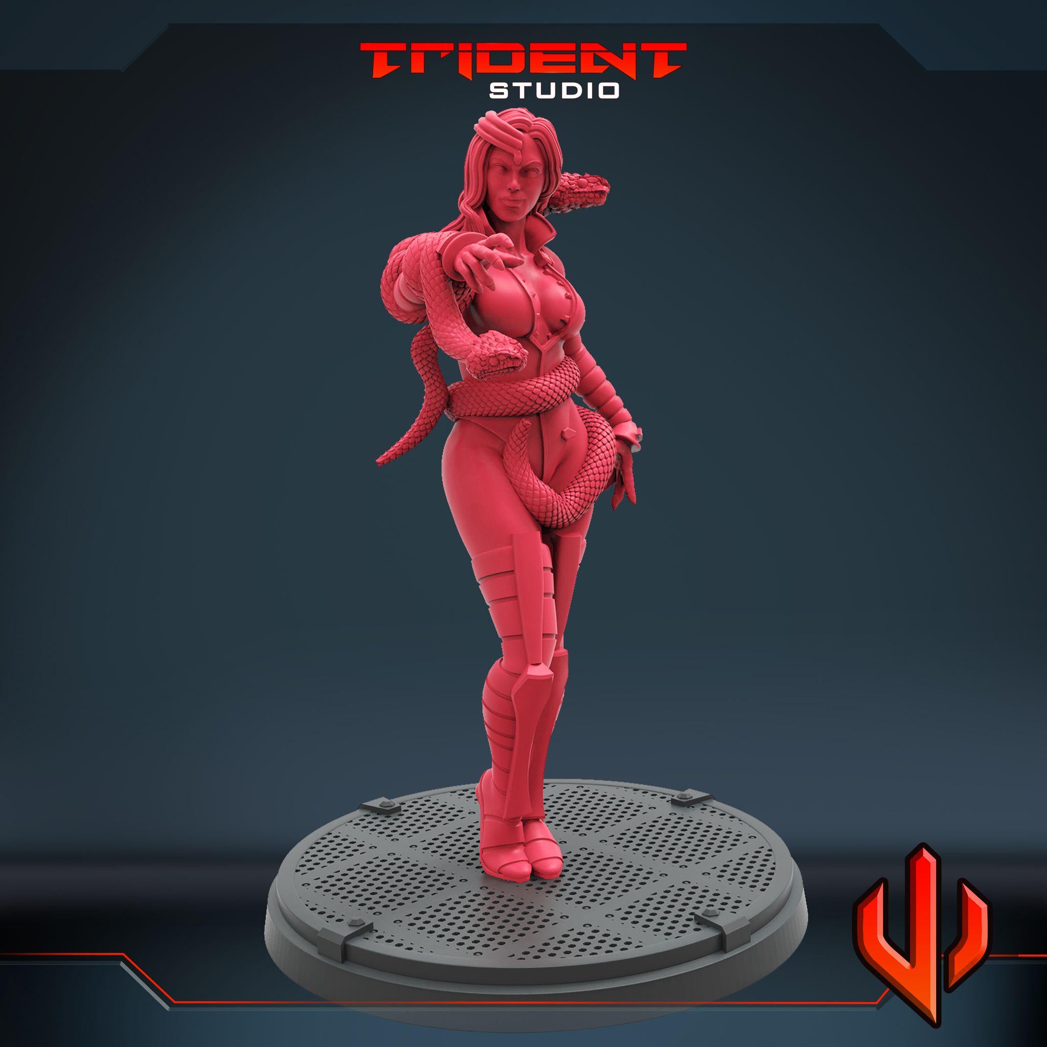 Black Mamba (Fan art sculpted by Trident Studio) (Crisis Protocol Proxy/Alternative)