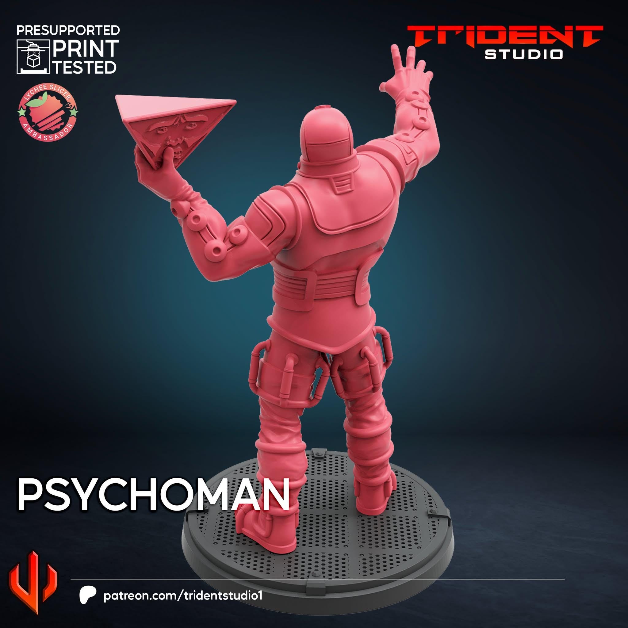 Psychoman (Fan art sculpted by Trident Studio) (Crisis Protocol Proxy/Alternative)