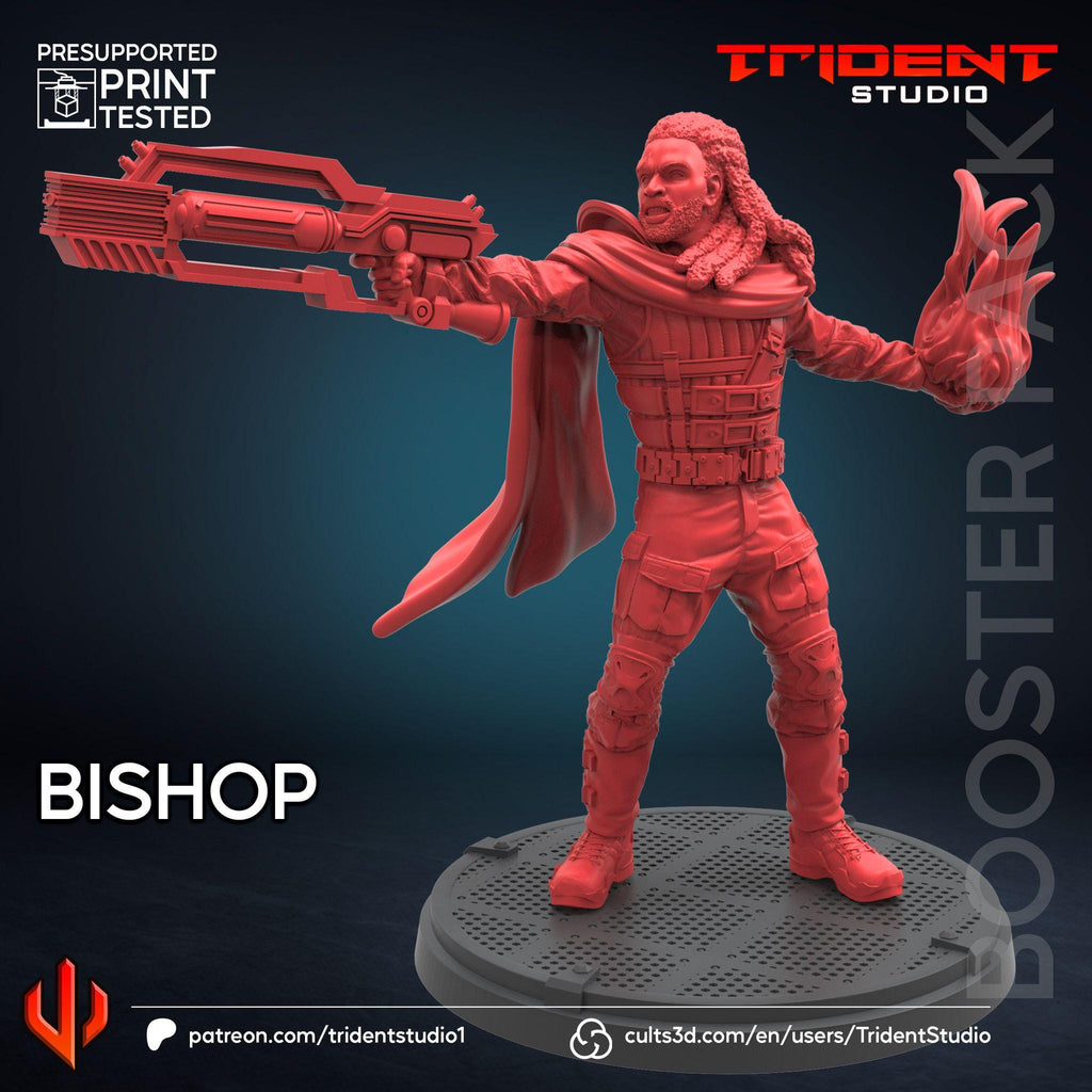 Bishop X-men Days Of Future Past (Fan art sculpted by Trident Studio) (Crisis Protocol Proxy/Alternative)