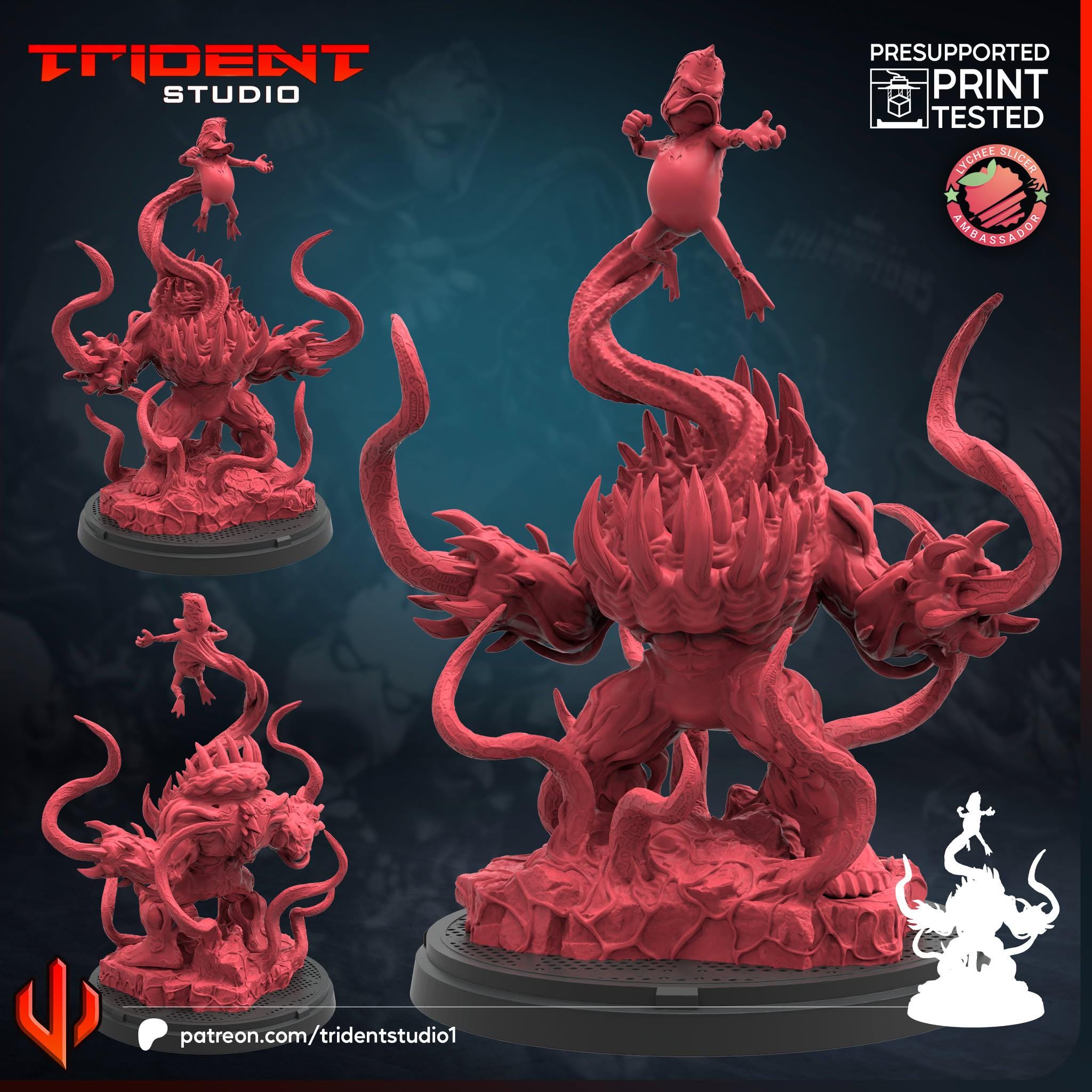 Venom The Duck (Fan art sculpted by Trident Studio) (Crisis Protocol Proxy/Alternative)