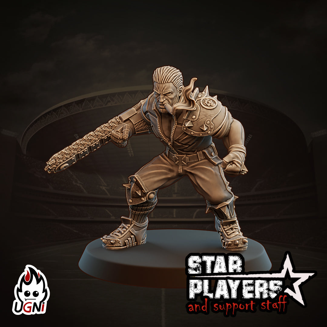 Gelmut Brolf (Alternative version) - Fantasy Football Star Player Miniature | Designed by UGNI