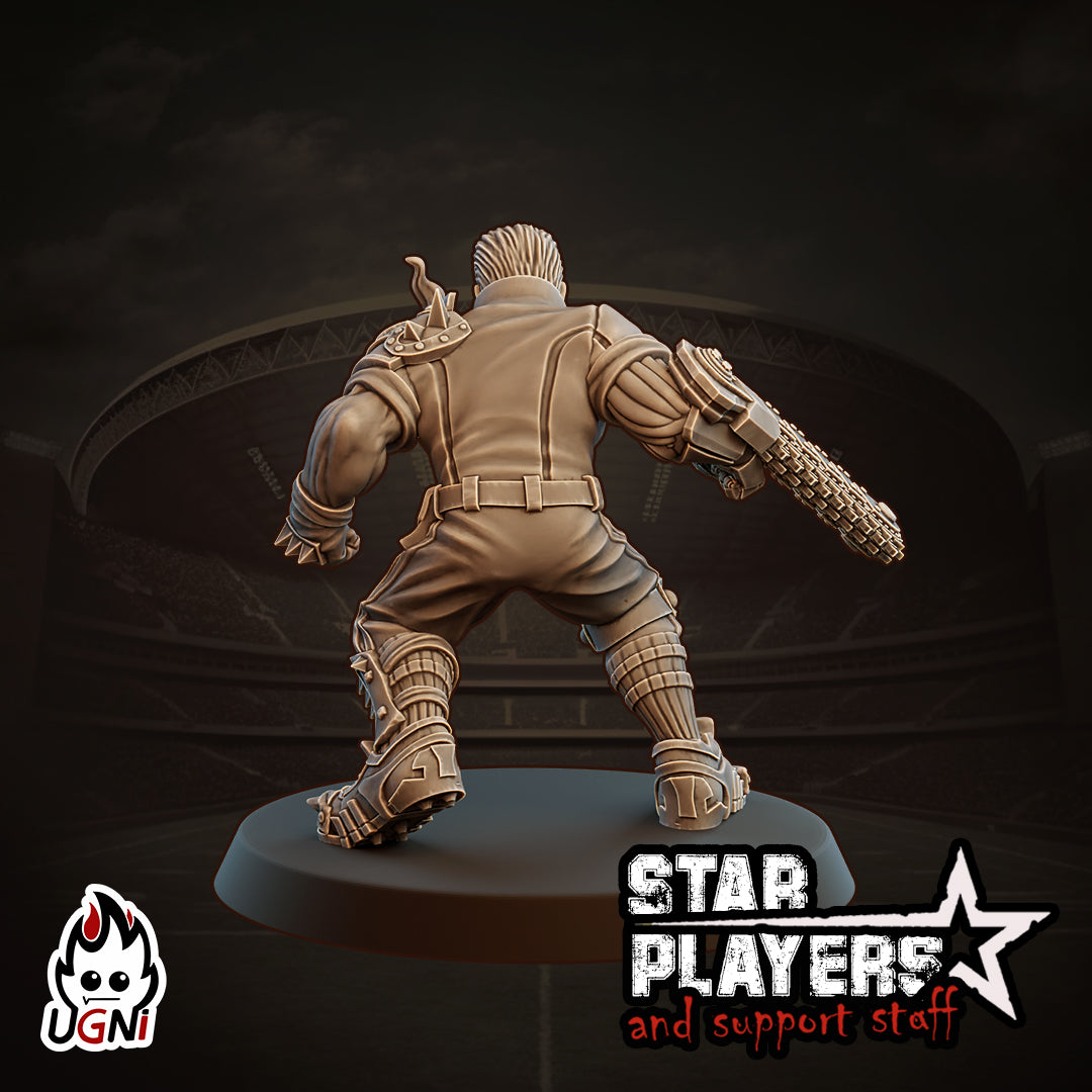 Gelmut Brolf (Alternative version) - Fantasy Football Star Player Miniature | Designed by UGNI