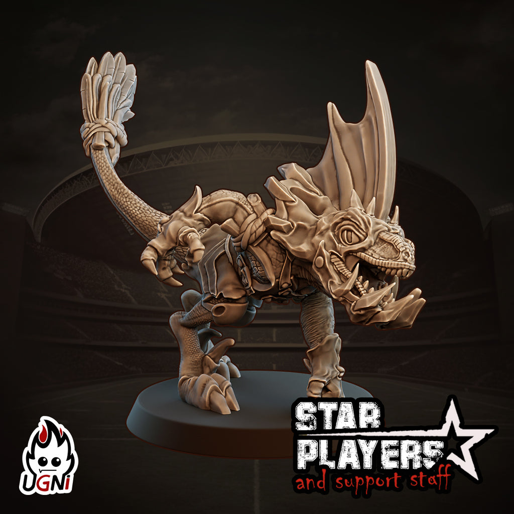 Skink Bron - Fantasy Football Star Player Miniature | Designed by UGNI