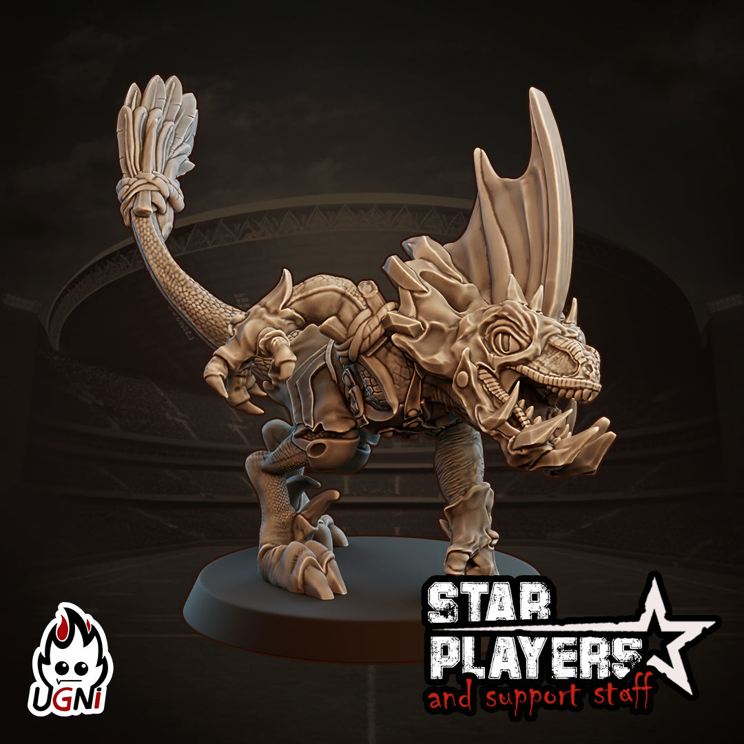 Skink Bron - Fantasy Football Star Player Miniature | Designed by UGNI