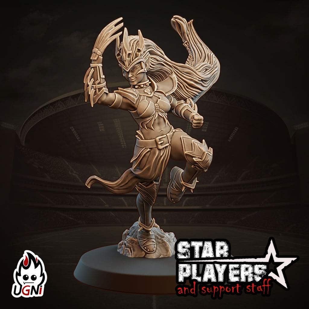Broxxana - Fantasy Football Star Player Miniature | Designed by UGNI