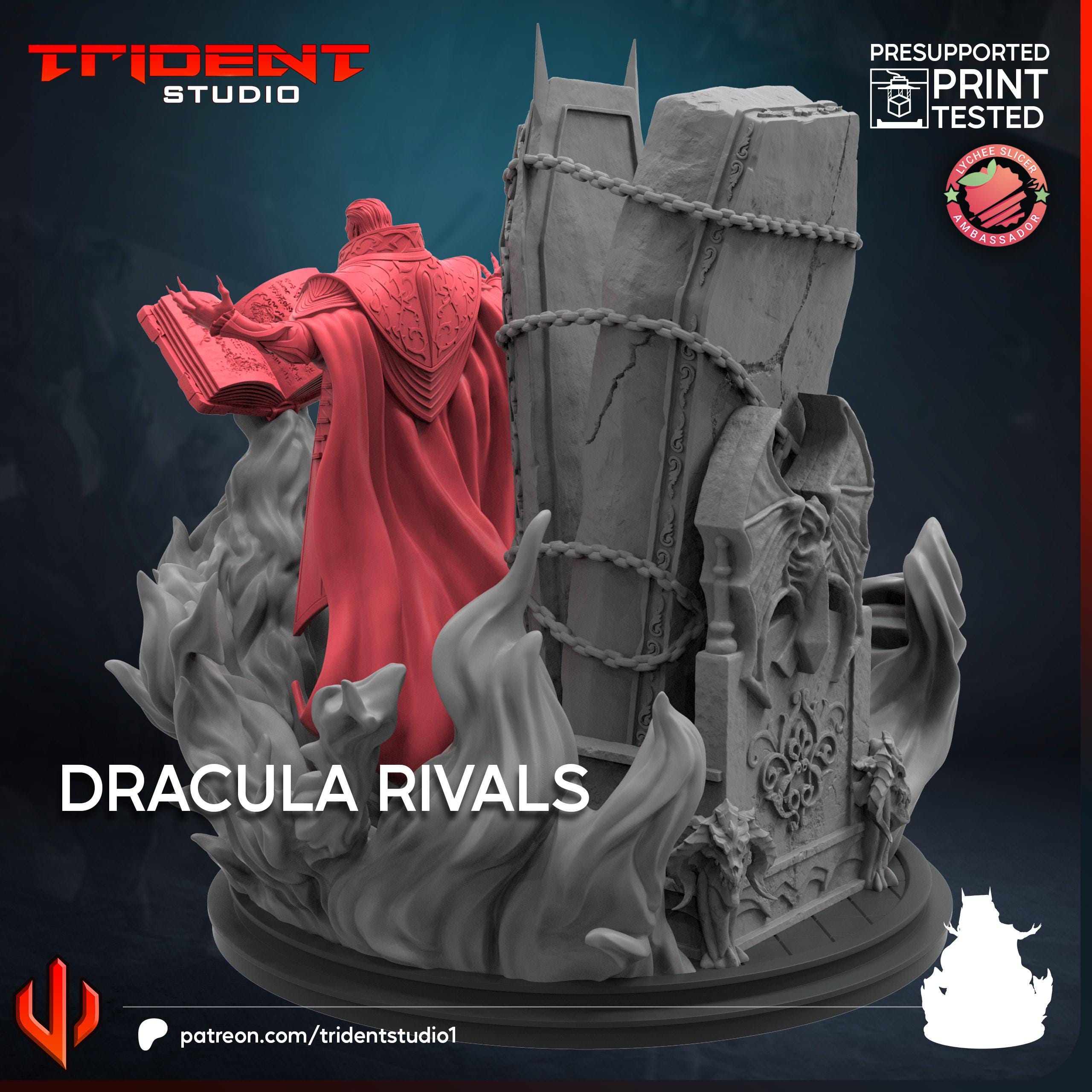 Dracula Rivals (Fan art sculpted by Trident Studio) (Crisis Protocol Proxy/Alternative)