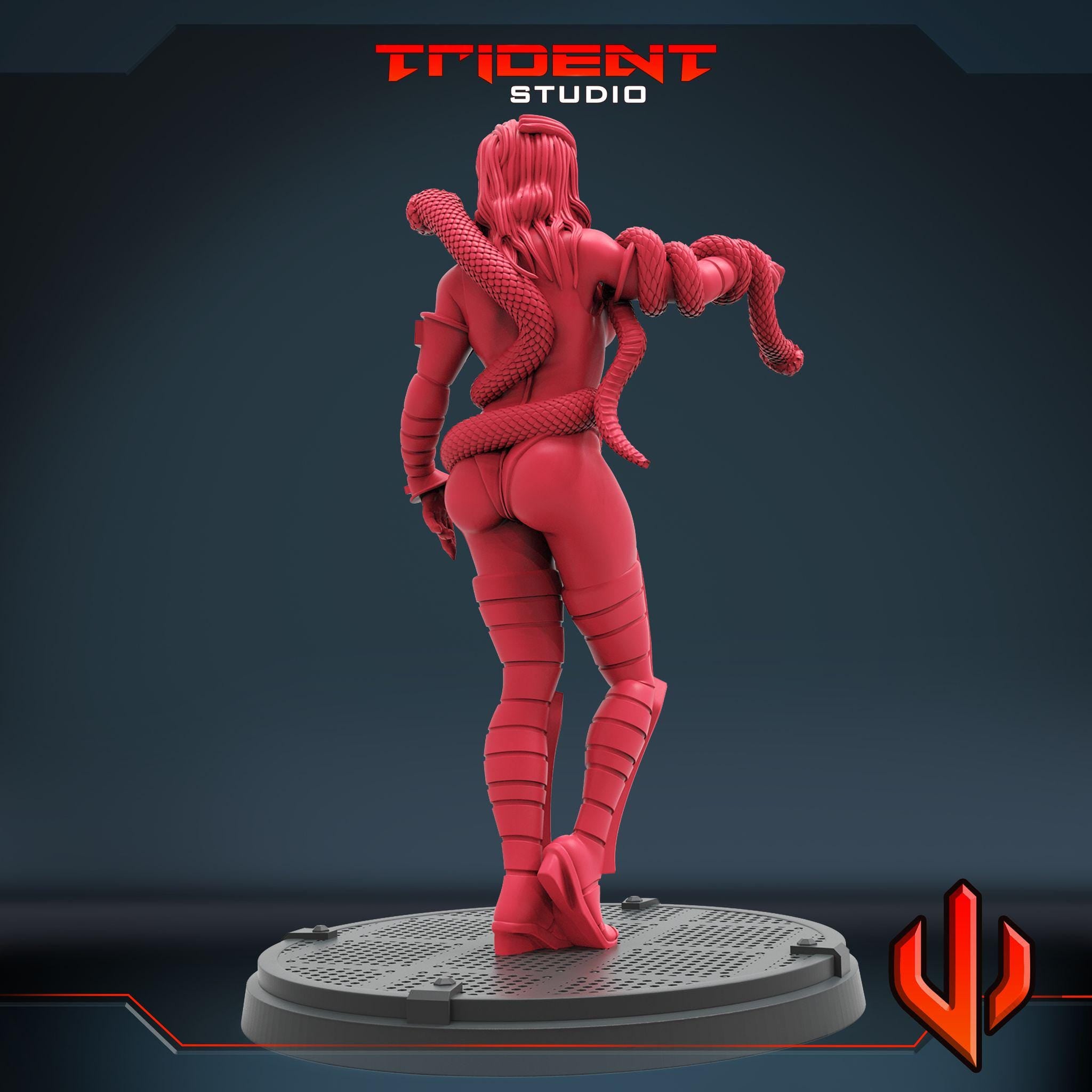 Black Mamba (Fan art sculpted by Trident Studio) (Crisis Protocol Proxy/Alternative)