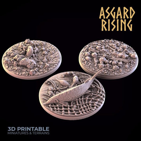 Sand Shore - Round Wargame Bases Selection - Asgard Rising