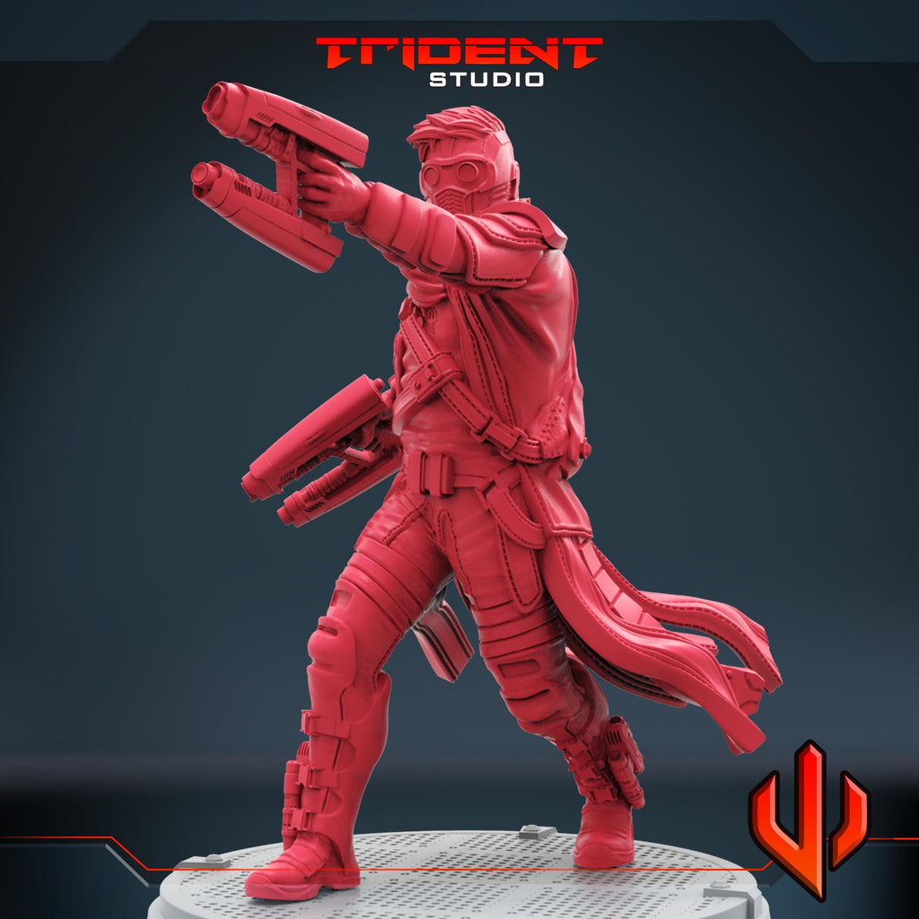 Star-Lord B (Fan art sculpted by Trident Studio) (Crisis Protocol Proxy/Alternative)
