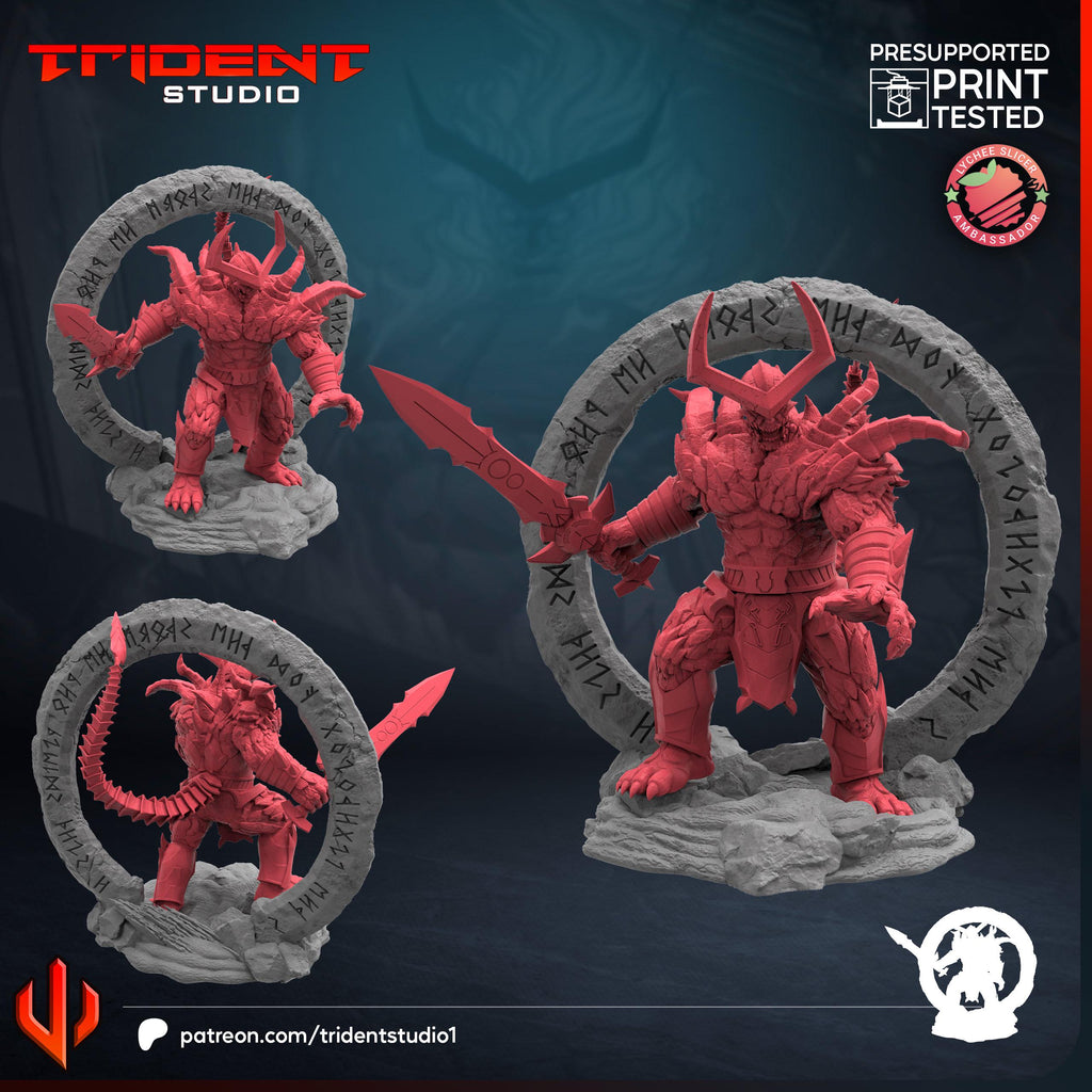 Surtur (Fan art sculpted by Trident Studio) (Crisis Protocol Proxy/Alternative)