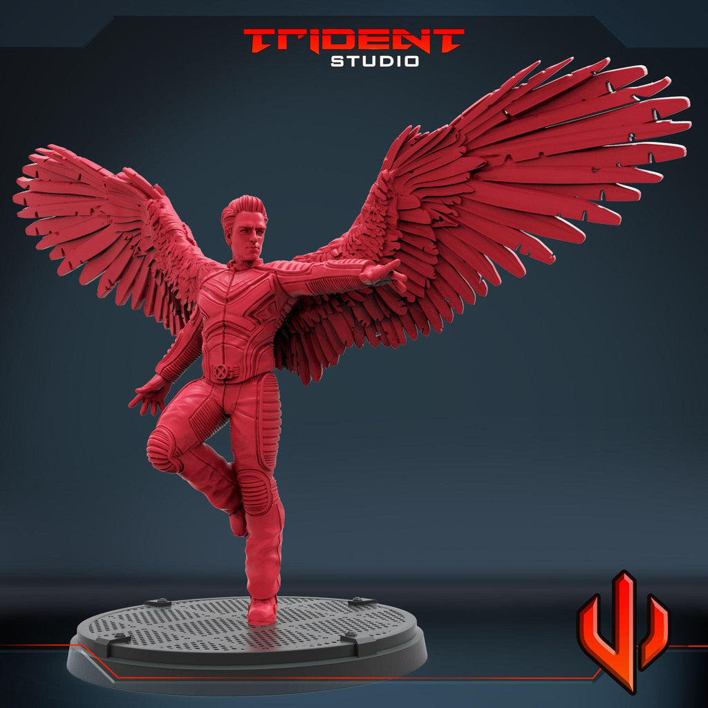 Angel x-men 2000 movie (Fan art sculpted by Trident Studio) (Crisis Protocol Proxy/Alternative)