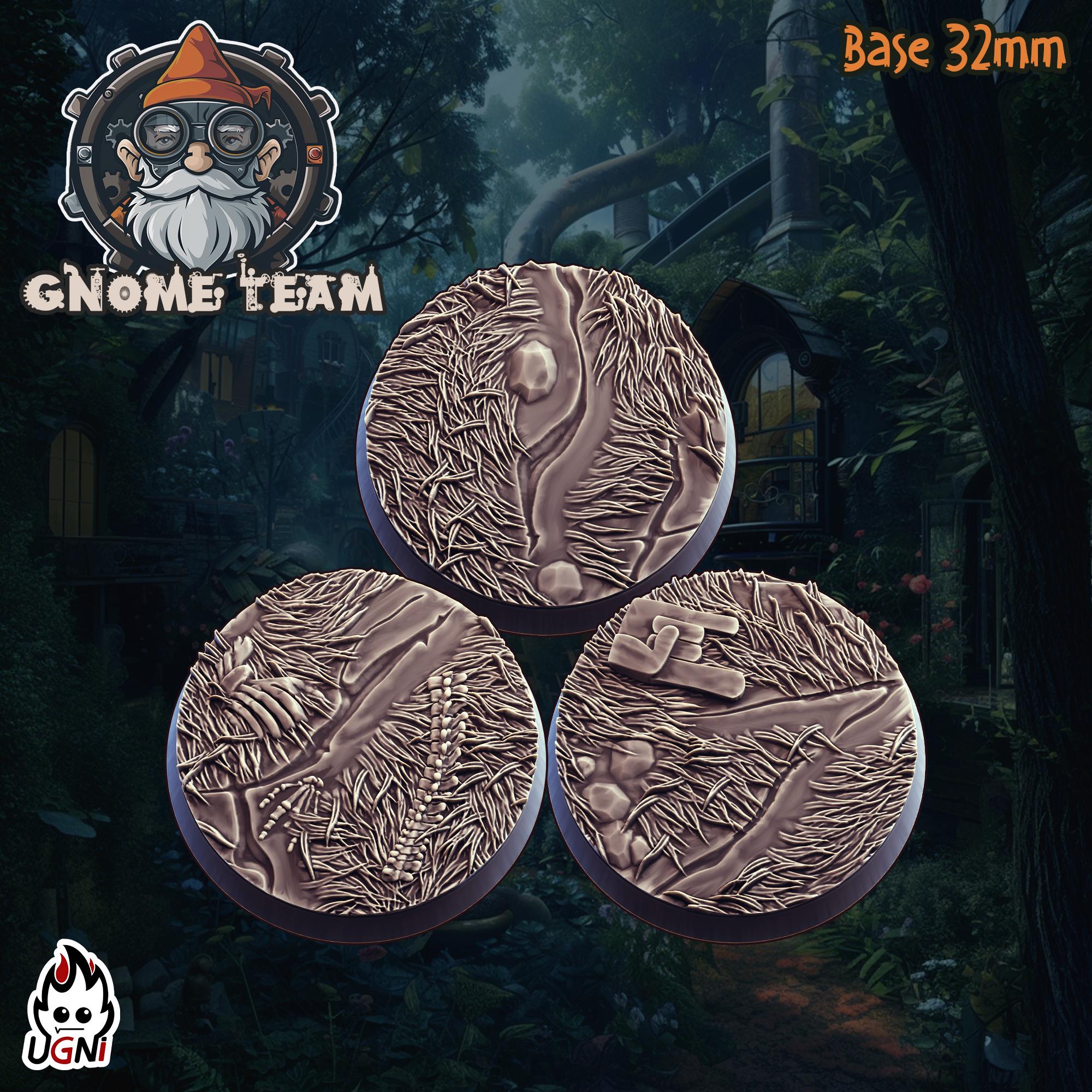 Steampunk Style Bases - UGNI Gnome Team - Fantasy Football - UGNI Miniatures
