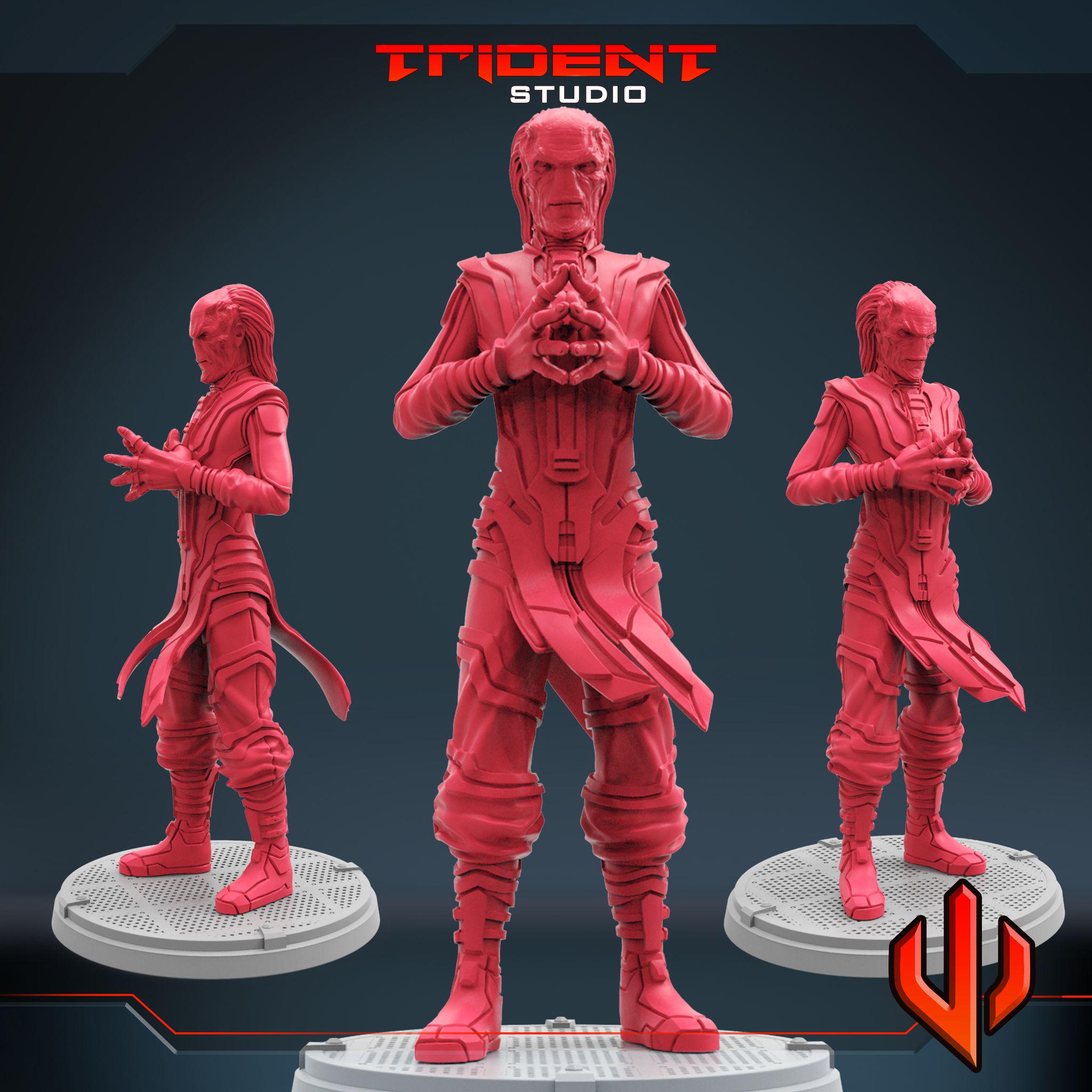 Ebony Maw A (Fan art sculpted by Trident Studio) (Crisis Protocol Proxy/Alternative)