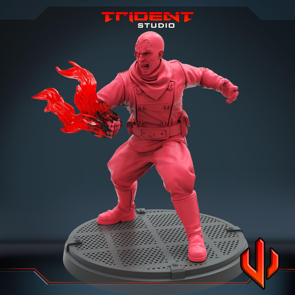 Baron Strucker (Fan art sculpted by Trident Studio) (Crisis Protocol Proxy/Alternative)