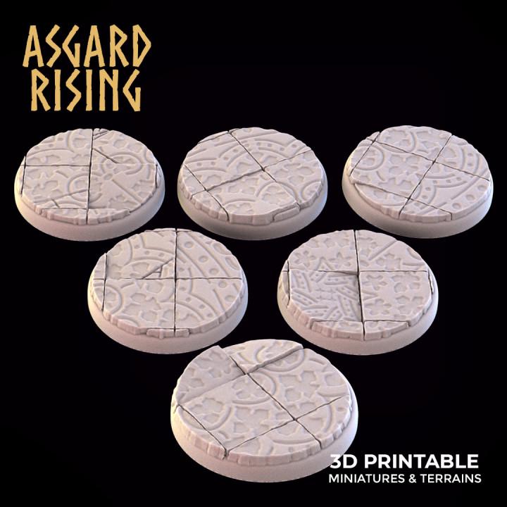 Ornament - Various Round Base Wargame Bases - Asgard Rising