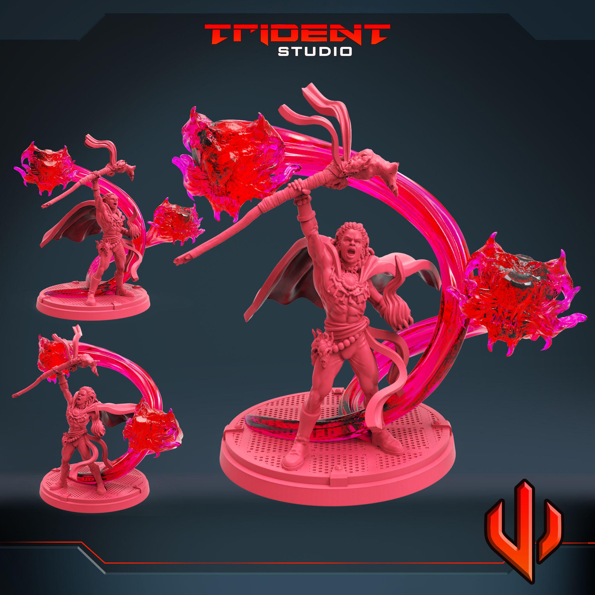 Doctor Voodoo B (Fan art sculpted by Trident Studio) (Crisis Protocol Proxy/Alternative)