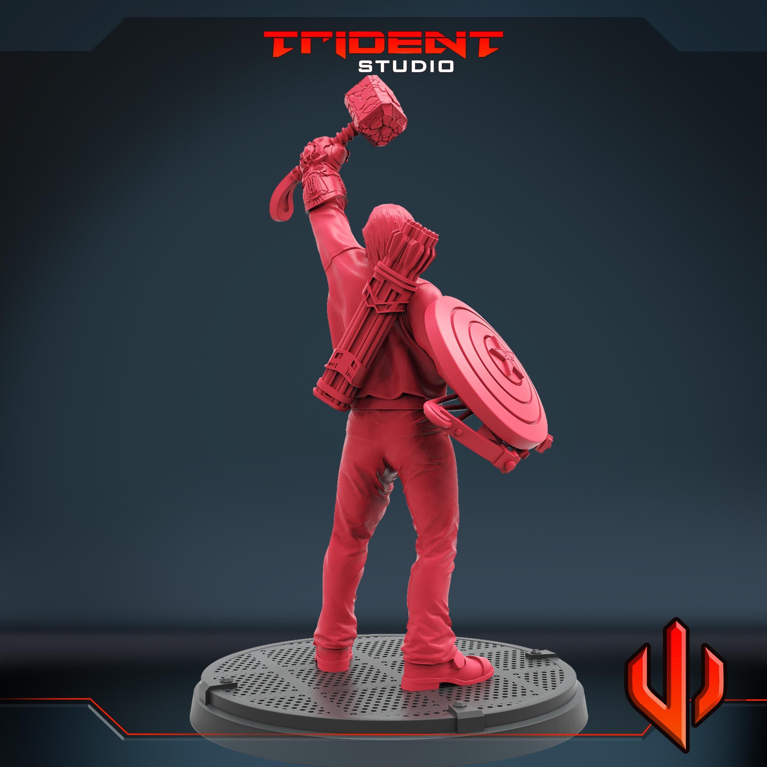 Ultimate Stanlee (Fan art sculpted by Trident Studio) (Crisis Protocol Proxy/Alternative)