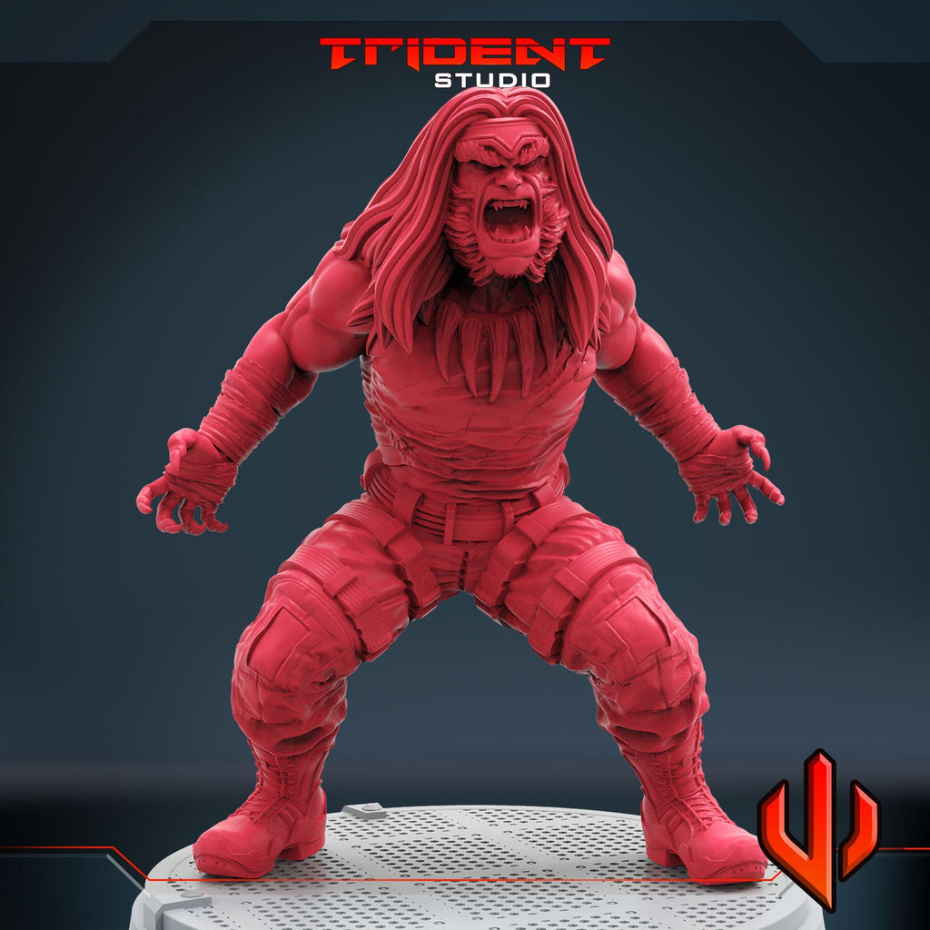 Sabretooth (Fan art sculpted by Trident Studio) (Crisis Protocol Proxy/Alternative)
