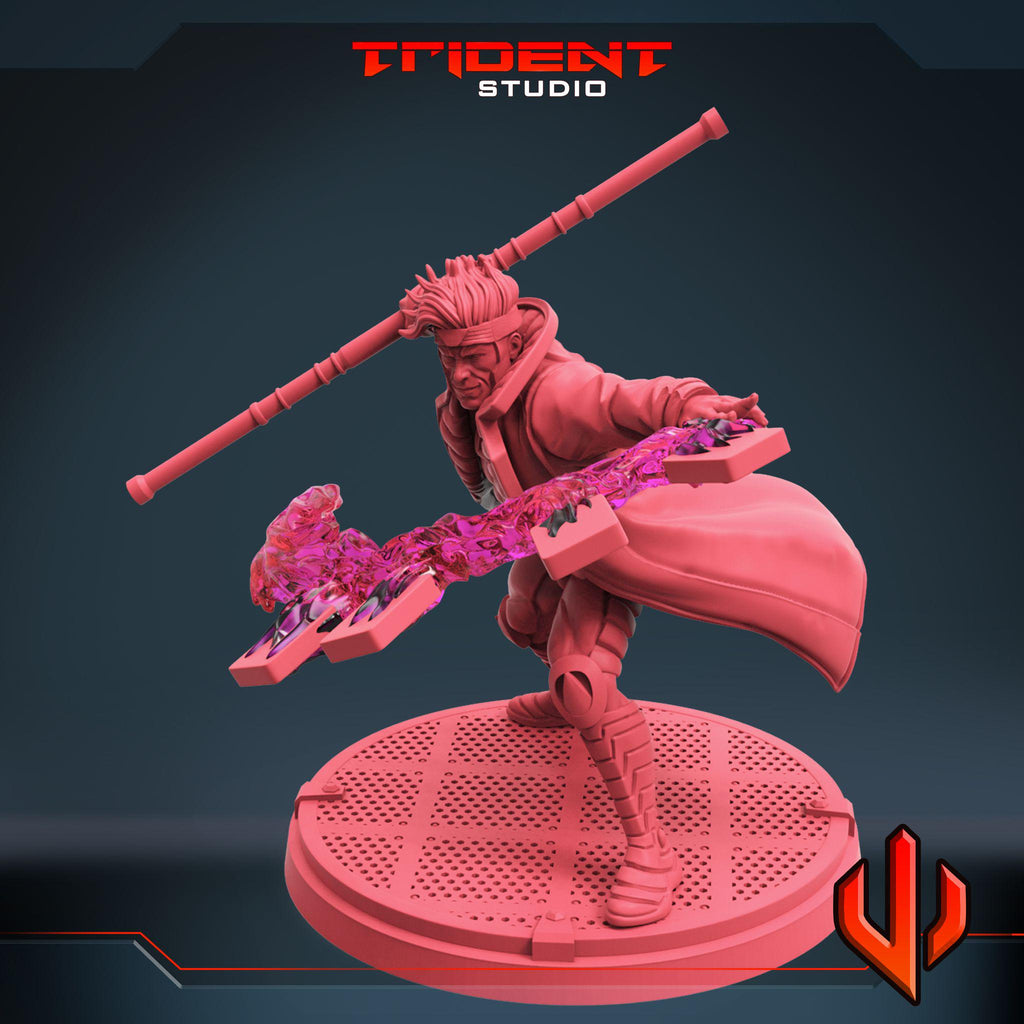 Gambit A (Fan art sculpted by Trident Studio) (Crisis Protocol Proxy/Alternative)