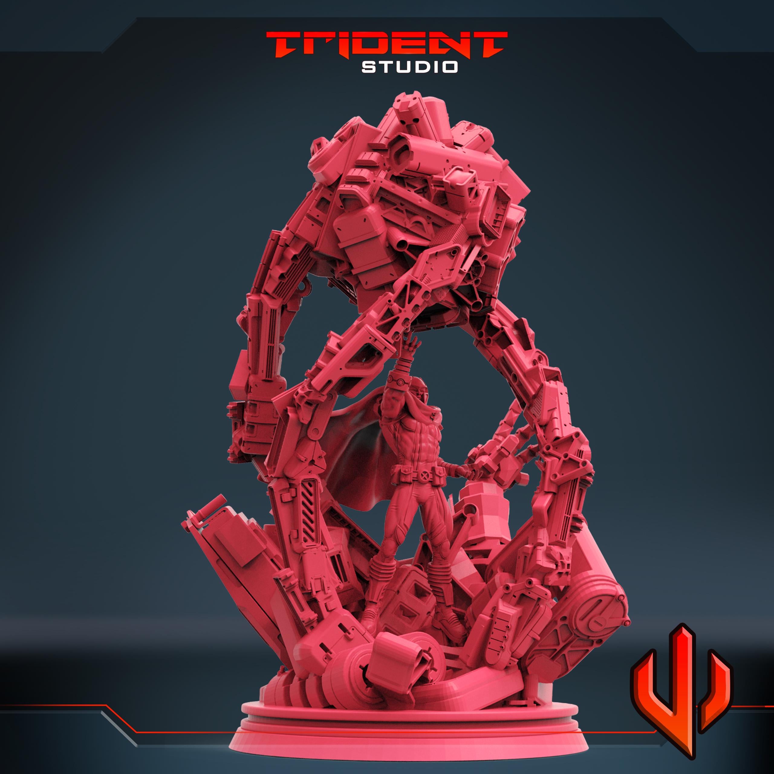 Magneto (Fan art sculpted by Trident Studio) (Crisis Protocol Proxy/Alternative)