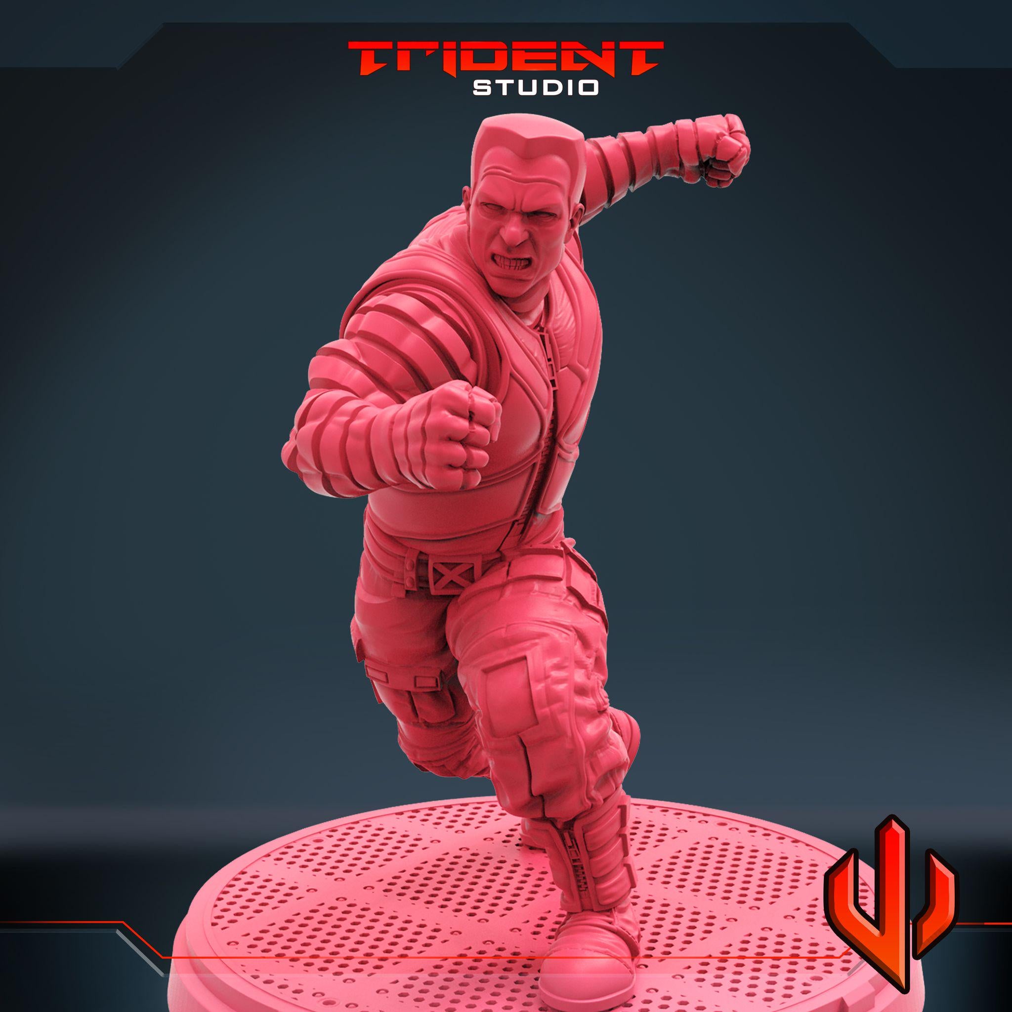 Colossus A (Fan art sculpted by Trident Studio) (Crisis Protocol Proxy/Alternative)