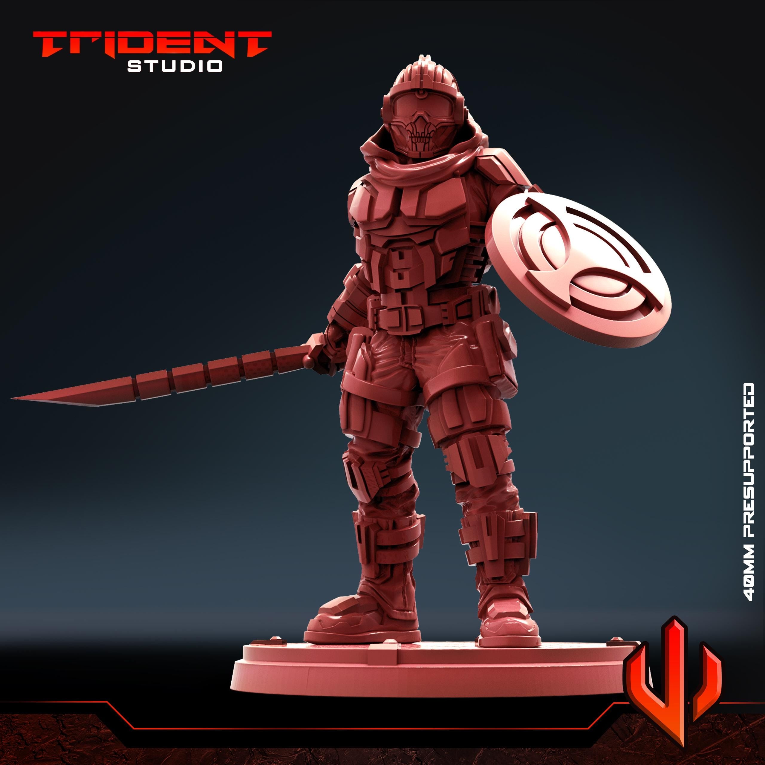 Taskmaster (Fan art sculpted by Trident Studio) (Crisis Protocol Proxy/Alternative)
