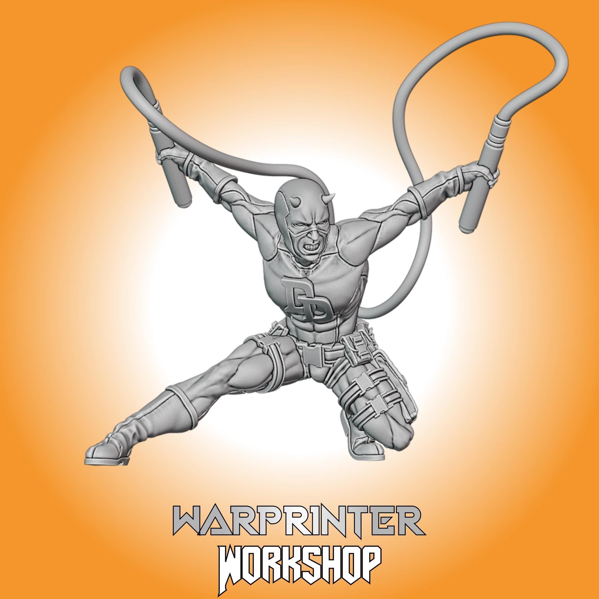 Daredevil (Fan art sculpted by Trident Studio) (Crisis Protocol Proxy/Alternative)