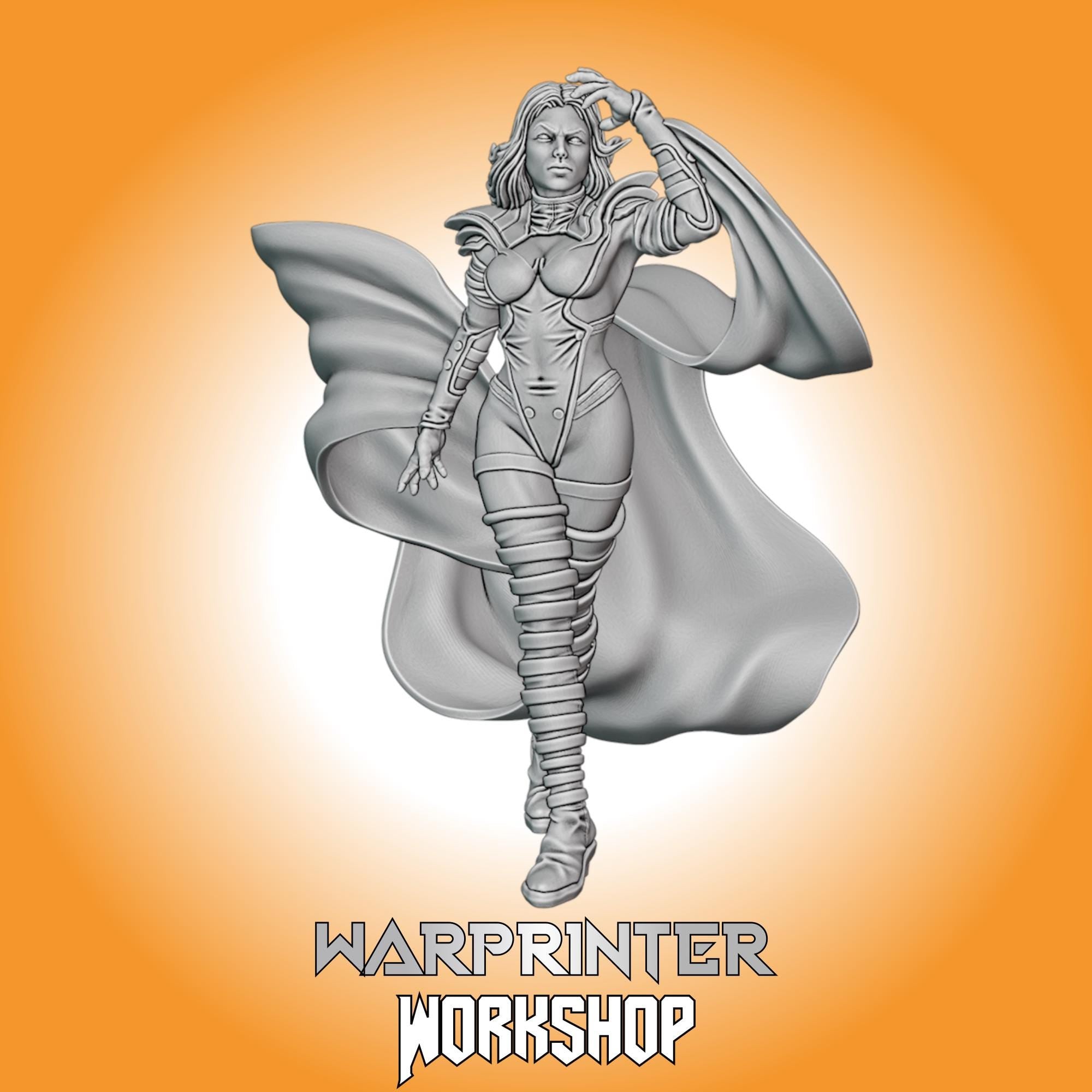 Emma Frost Phoenix (Fan art sculpted by Trident Studio) (Crisis Protocol Proxy/Alternative)