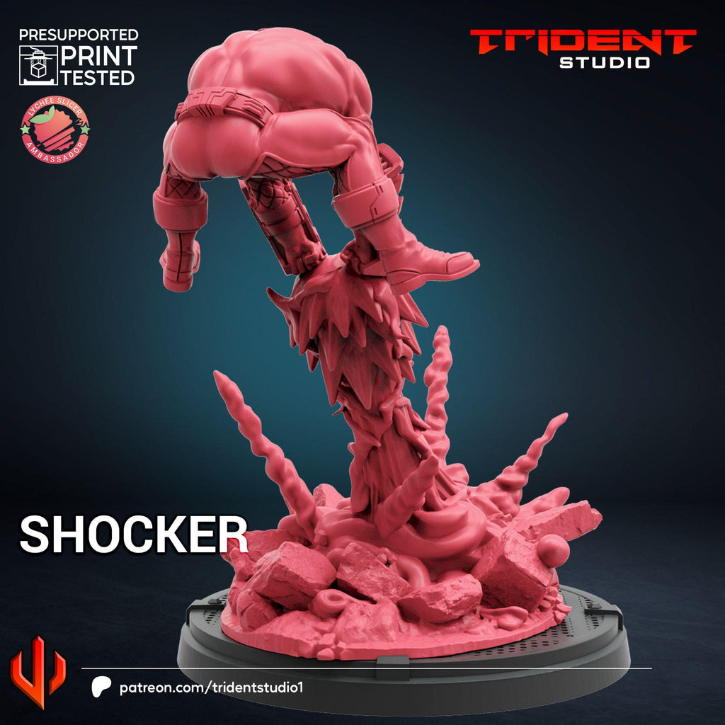 Shocker (Fan art sculpted by Trident Studio) (Crisis Protocol Proxy/Alternative)
